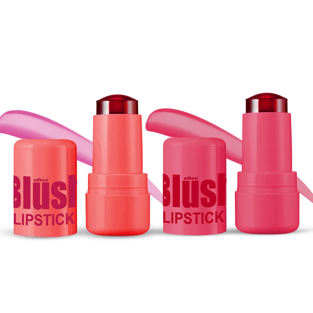     			Adbeni 3in1 Eyes, Lips & Cheeks Jelly Stick Blush Shade-07-02 (2Pc) Multi 33 g
