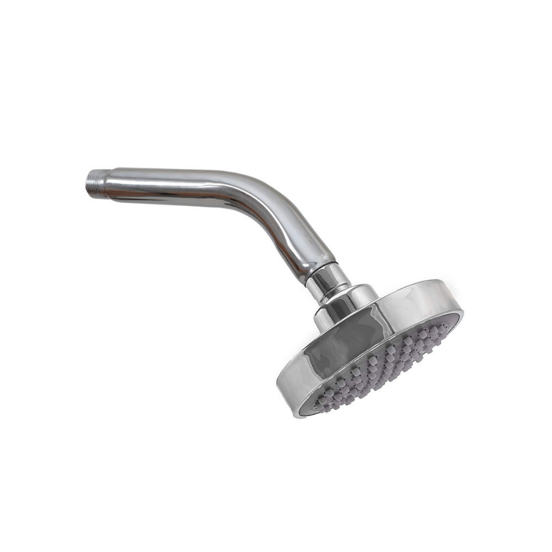     			BATHONIX 4" Black Galaxy Shower with 9" SS Arm Plastic (ABS) Overhead Shower