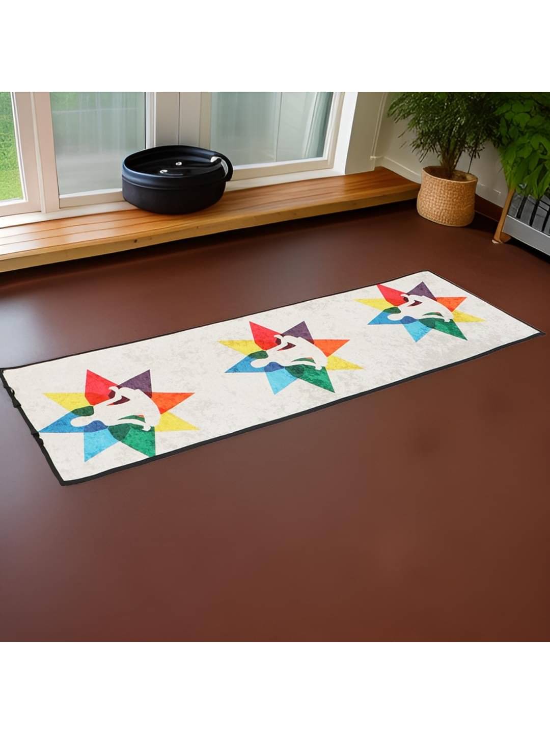 BELLA TRUE Multicolor Polyester Yoga Mat ( Pack of 1 ) BELLA TRUE Multicolor Polyester Yoga Mat ( Pack of 1 )