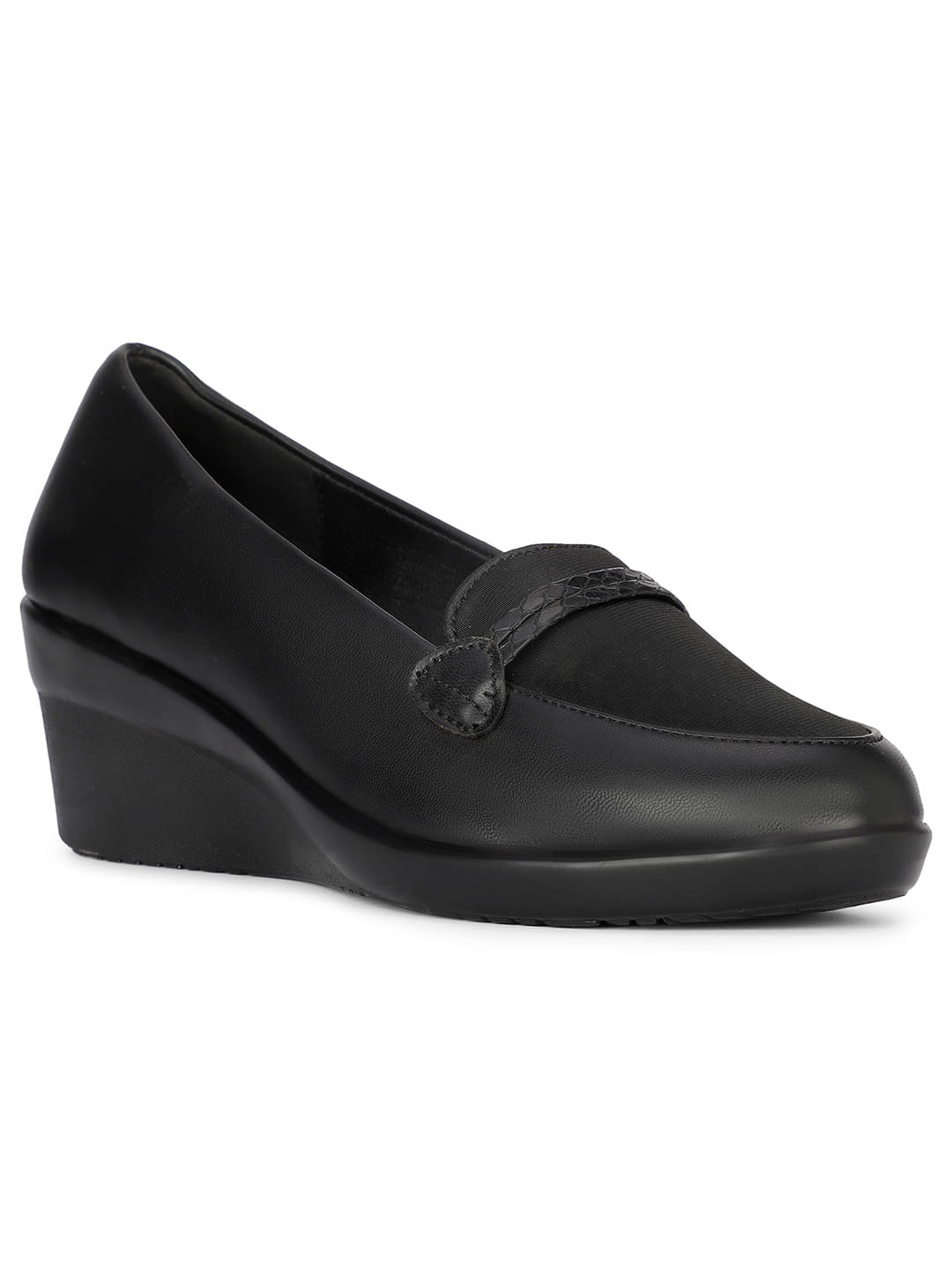     			Bata Black Women's Loafers
