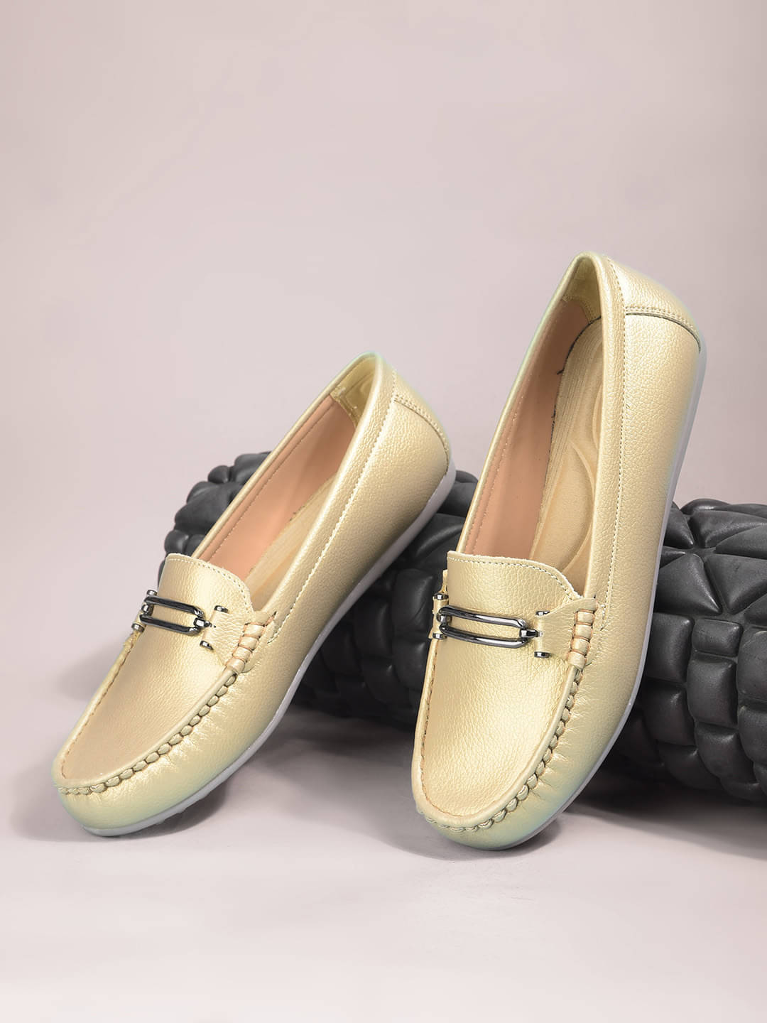     			Bata Gold Women's Loafers