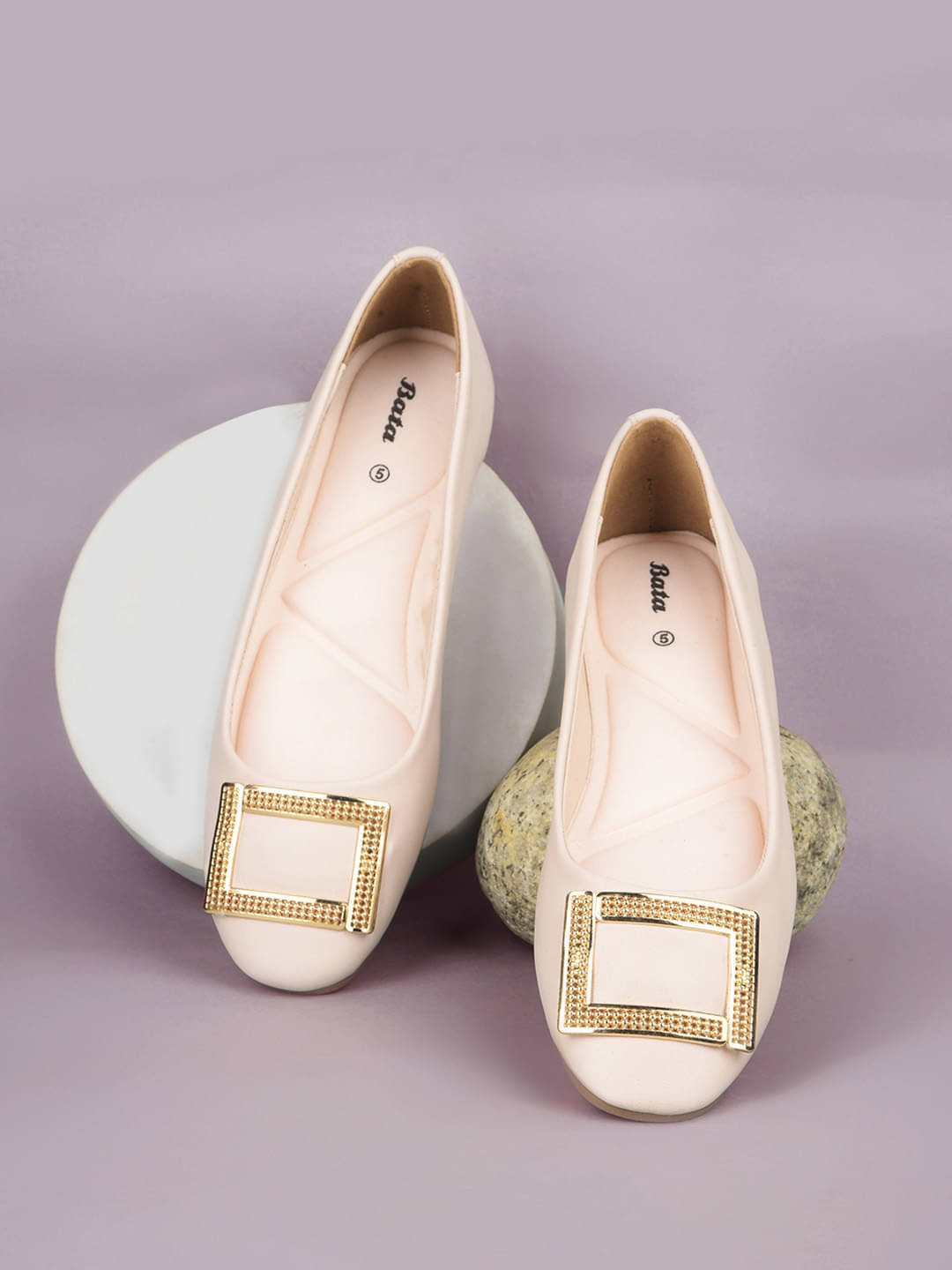 Bata Off White Women's Casual Ballerinas Bata Off White Women's Casual Ballerinas