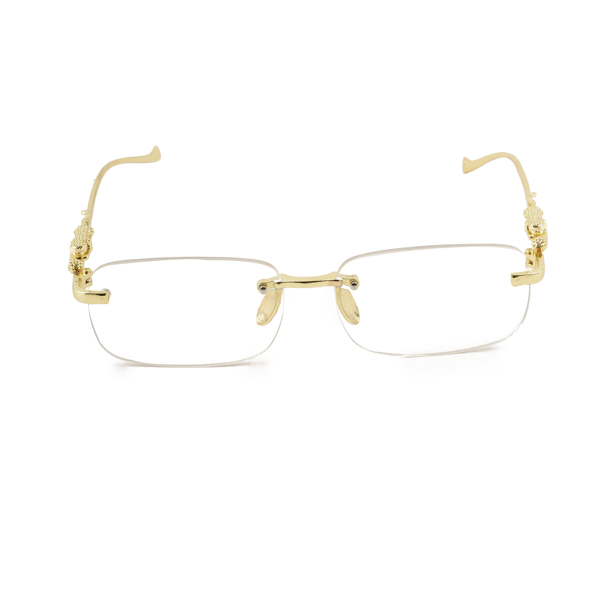 Bayberry Gold Rectangular Sunglasses ( Pack of 1 ) - Sunglasses | Buy online on ZillyBuy