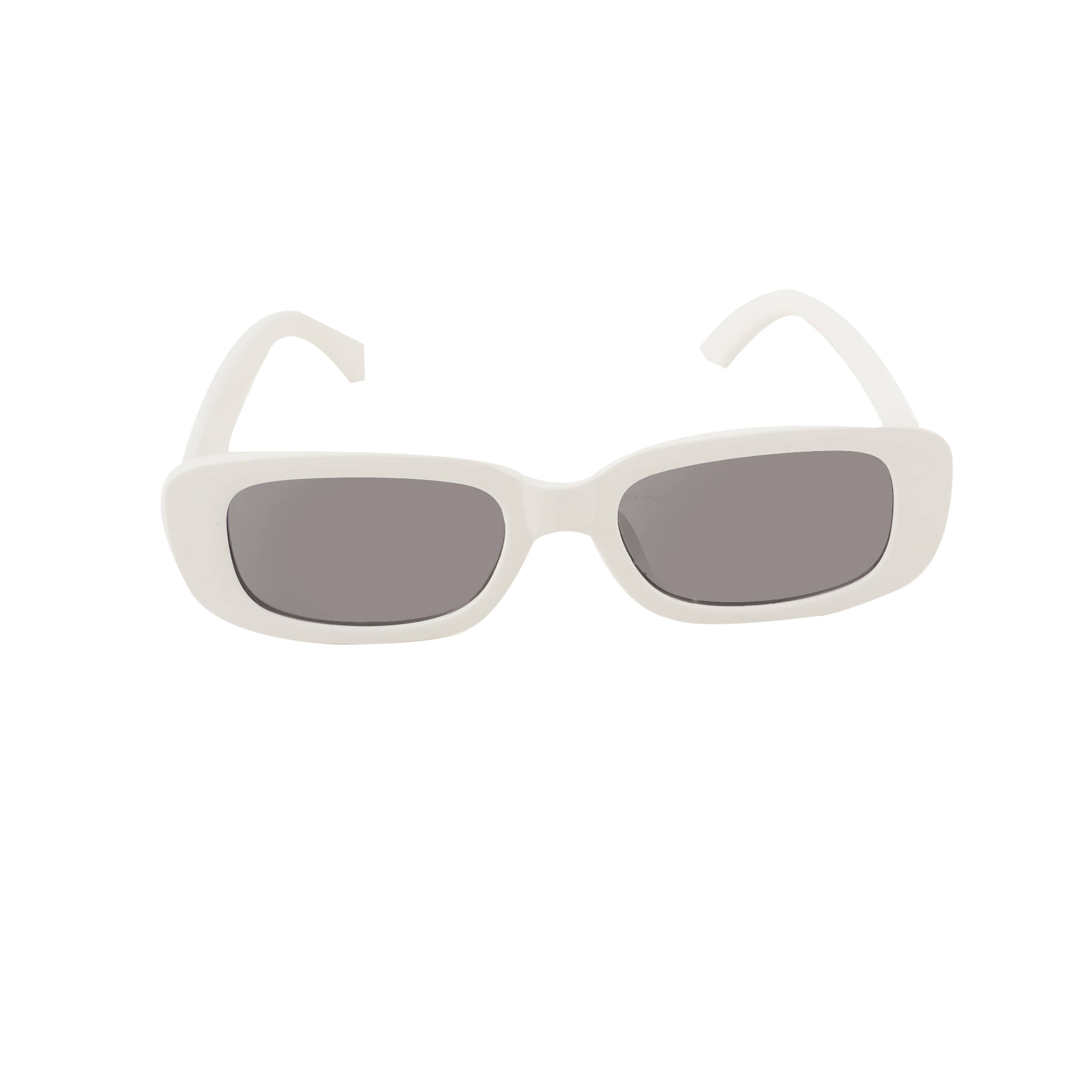     			Bayberry White Rectangular Sunglasses ( Pack of 1 )