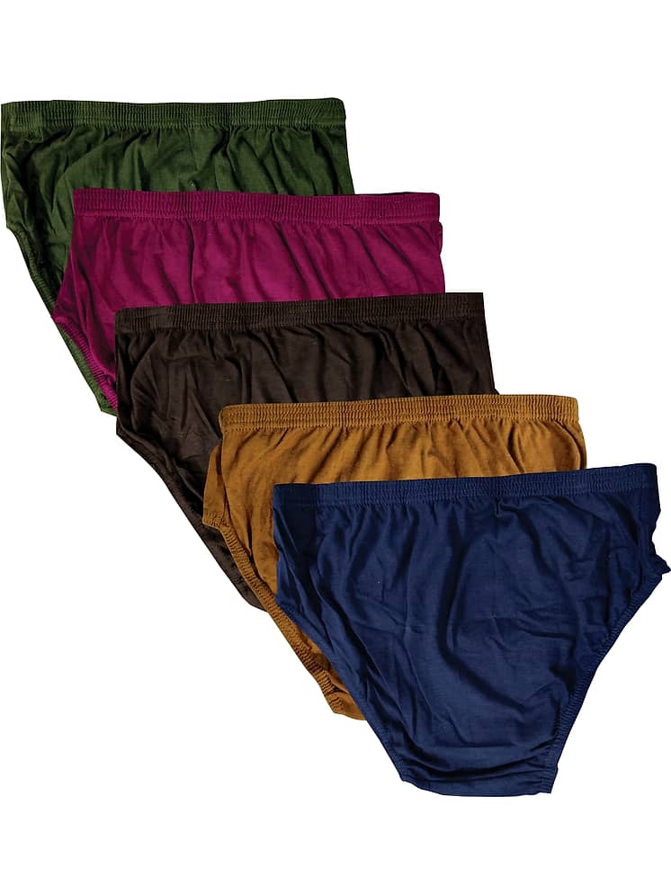 Drako Pack of 5 Cotton Briefs for Women (Multicolor) - Image 2