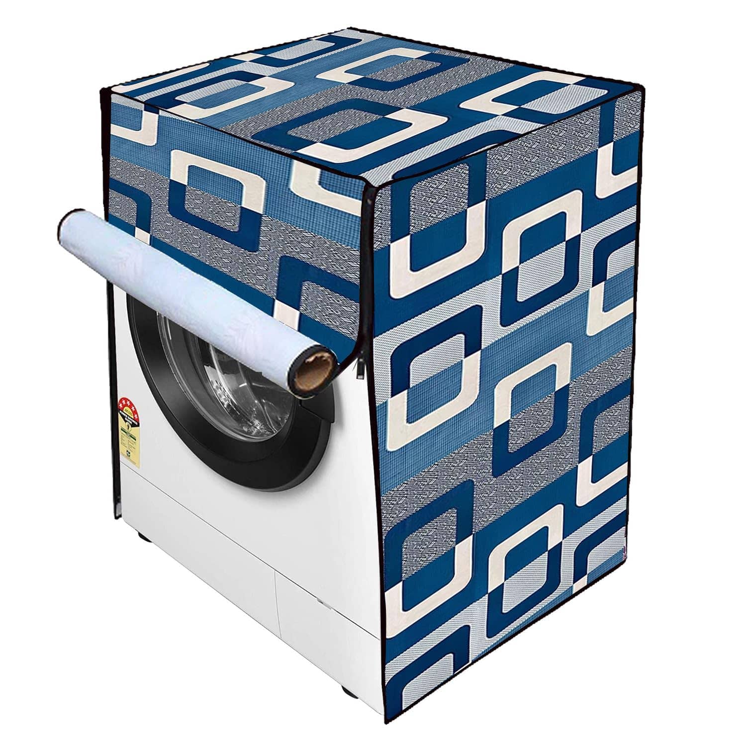 ENTICE Front Load Washing Machine Cover Compatiable Upto 10 kg - Blue