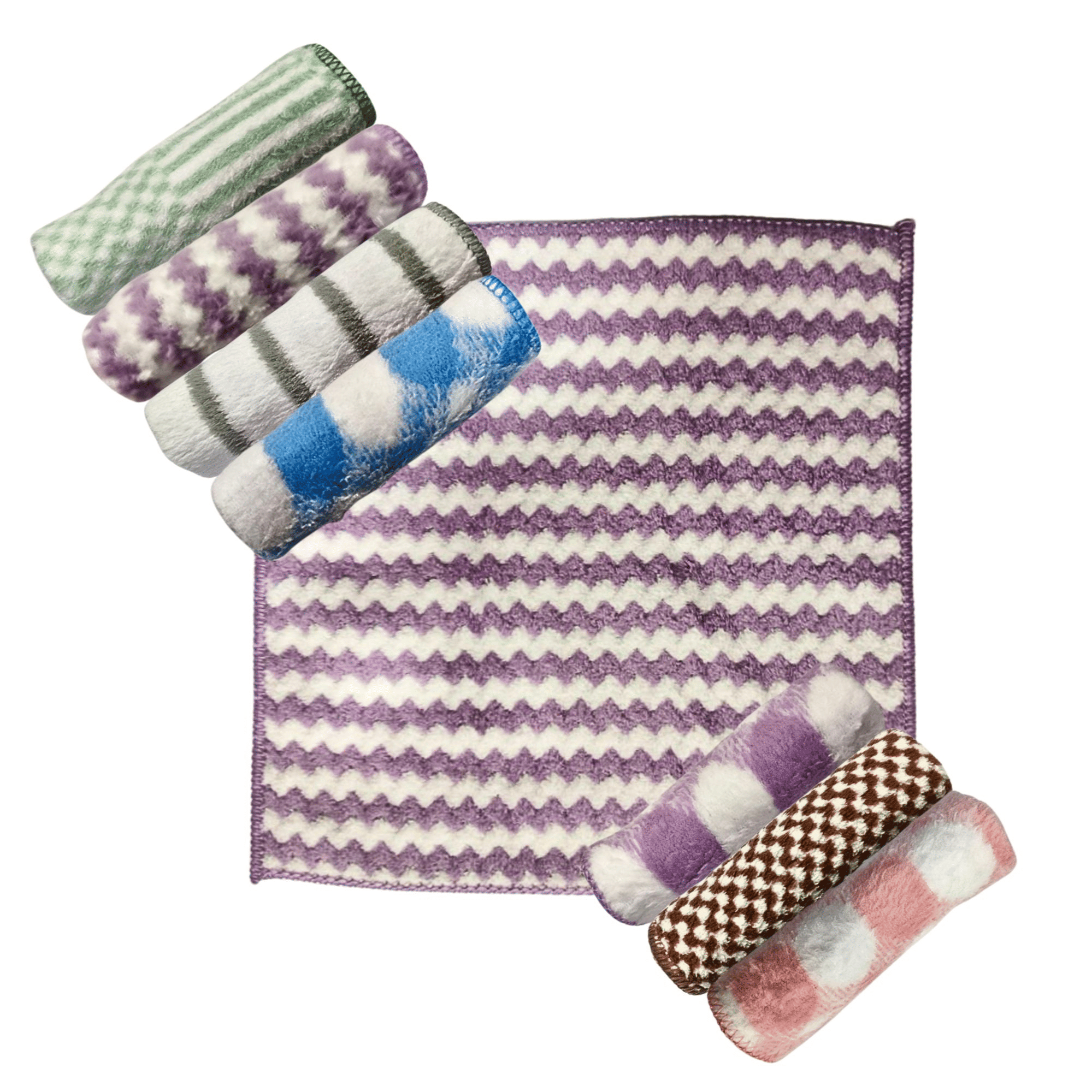 Extra Soft and Super Absorbent Face Towels (Random Designs & Color) (25 x 25 CM) Pack of 8 Extra Soft and Super Absorbent Face Towels (Random Designs & Color) (25 x 25 CM) Pack of 8