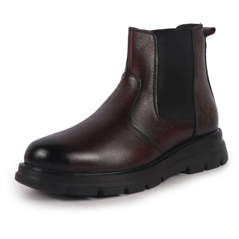 Fausto Red Men's Chelsea Boots Fausto Red Men's Chelsea Boots