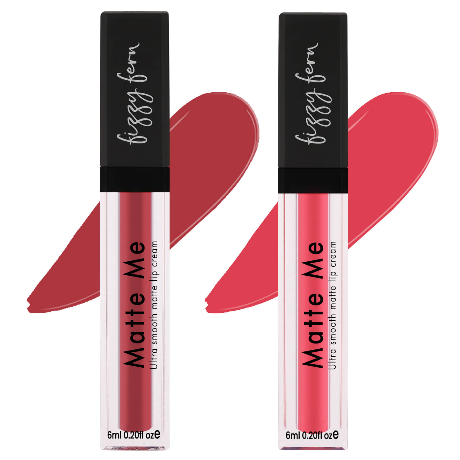     			Fizzy Fern Long Lasting Matte Liquid Lipstick, Smudge Proof (Blushing Bloom + Mulberry Muse, 12ml)