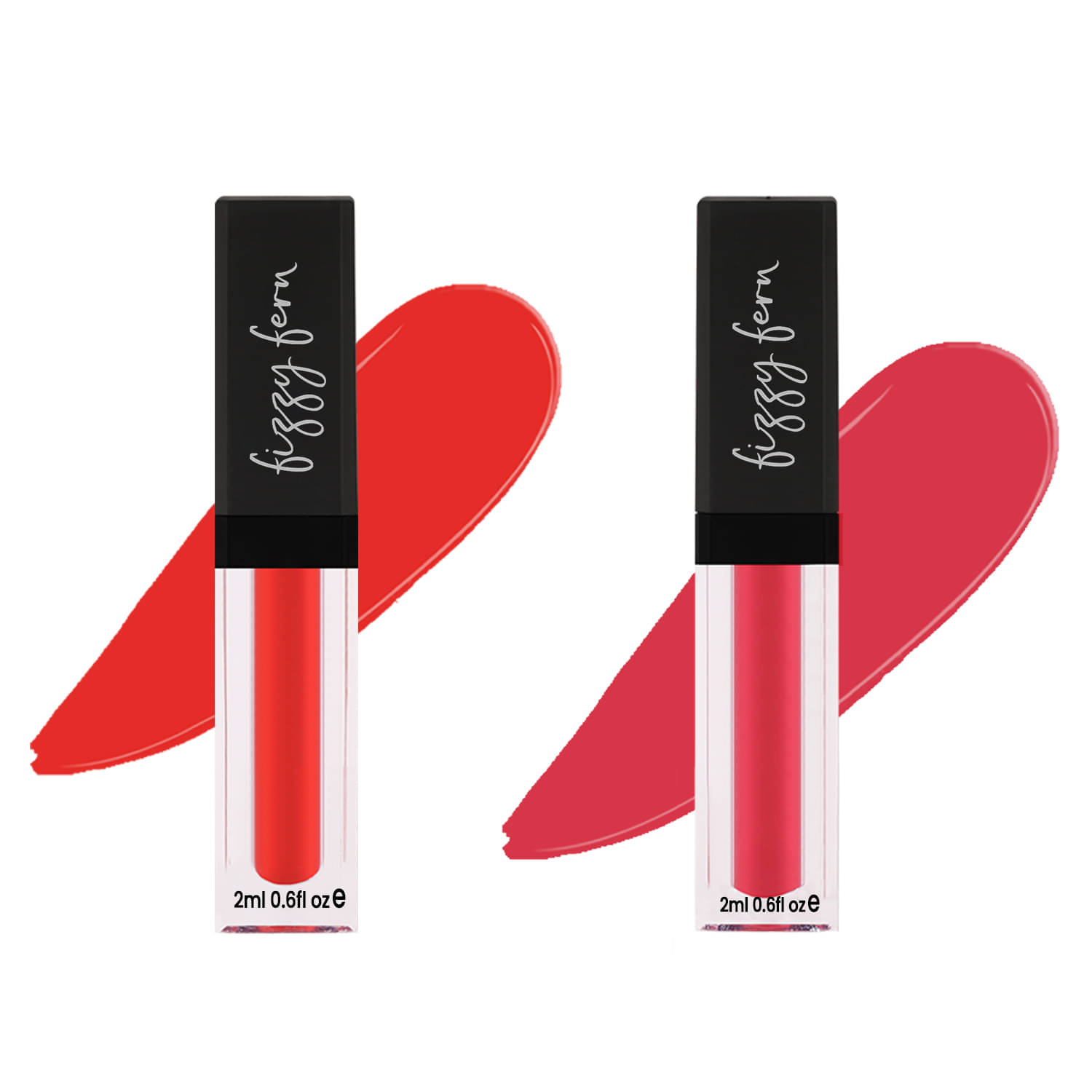     			Fizzy Fern Long Lasting Matte Liquid Lipstick, Transferproof (Berry Bold & Rose Radiance, 12ml)