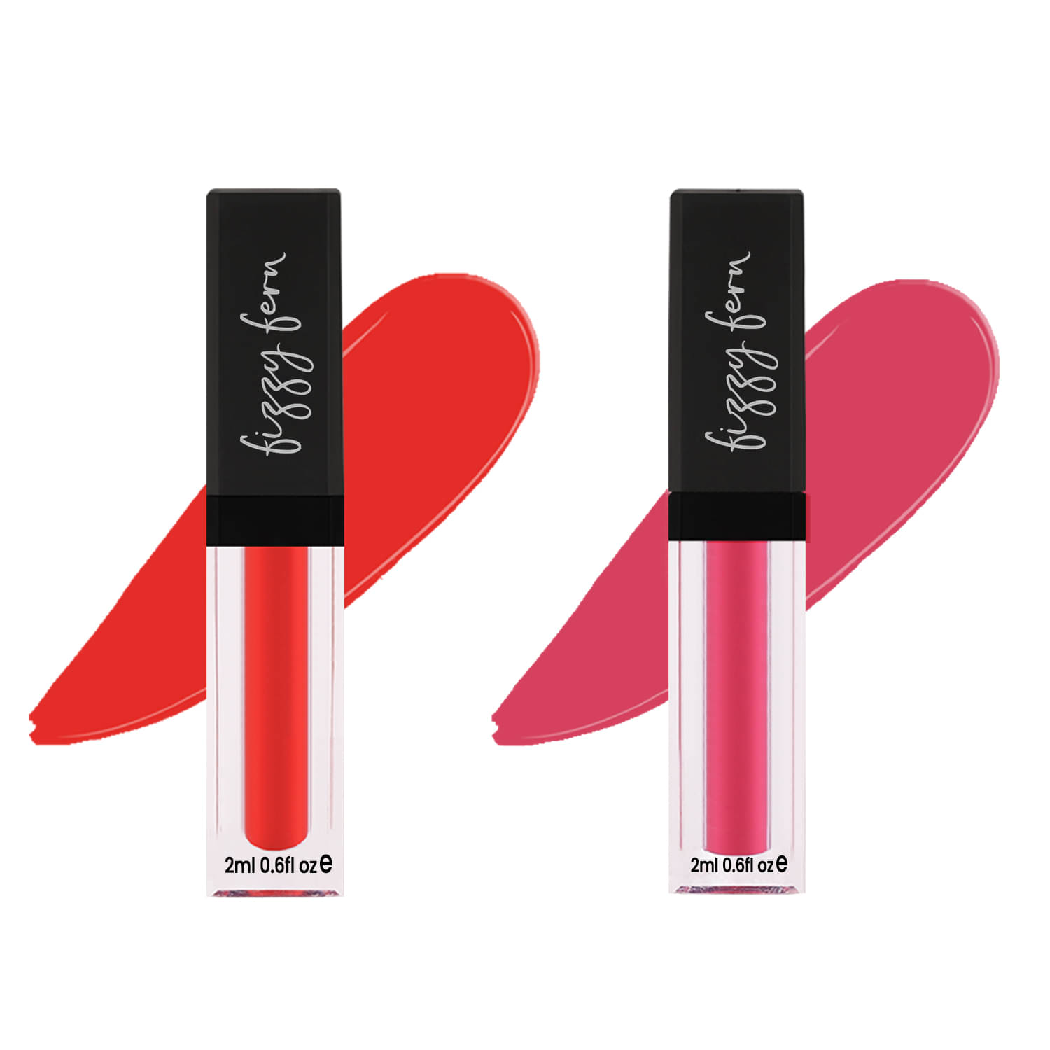 Fizzy Fern Long Lasting Liquid Lipstick, Nourishing, Set of 2 (Berry Bold & Cherry Blossom 12ml) Fizzy Fern Long Lasting Liquid Lipstick, Nourishing, Set of 2 (Berry Bold & Cherry Blossom 12ml)
