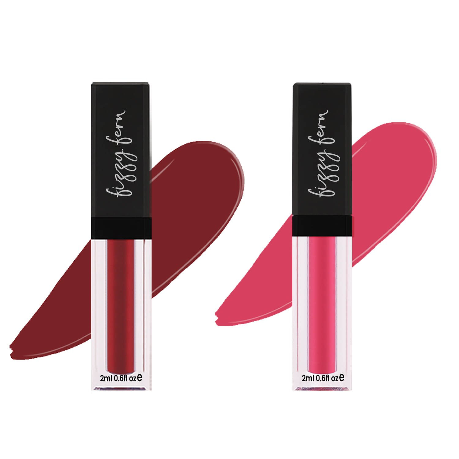 Fizzy Fern Matte Liquid Lipstick, Transferproof, Set of 2 (Raspberry & Cherry Blossom, 12ml) Fizzy Fern Matte Liquid Lipstick, Transferproof, Set of 2 (Raspberry & Cherry Blossom, 12ml)