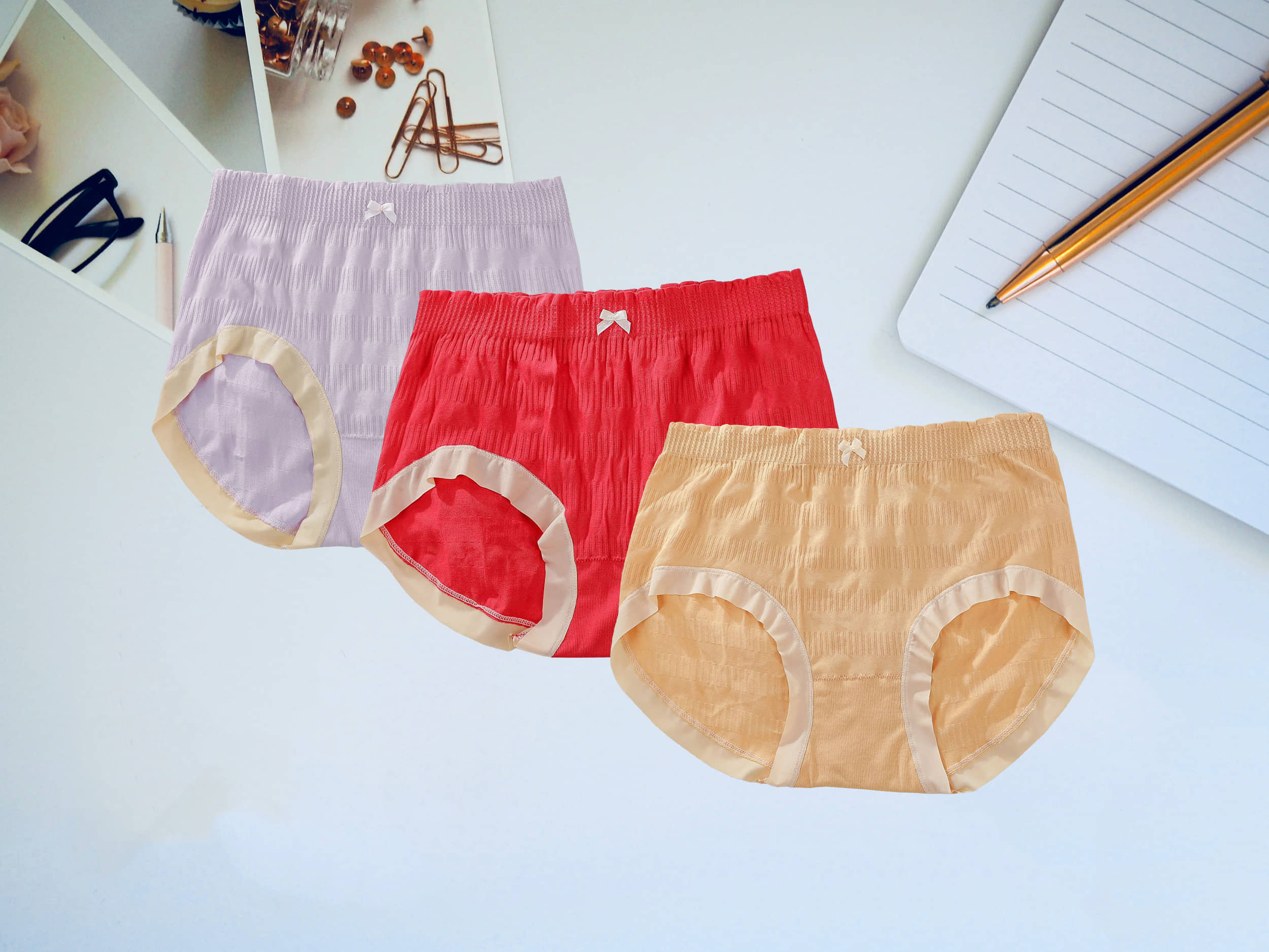 Flenzy Pack of 3 Nylon Hipster For Women ( Multicolor8 )