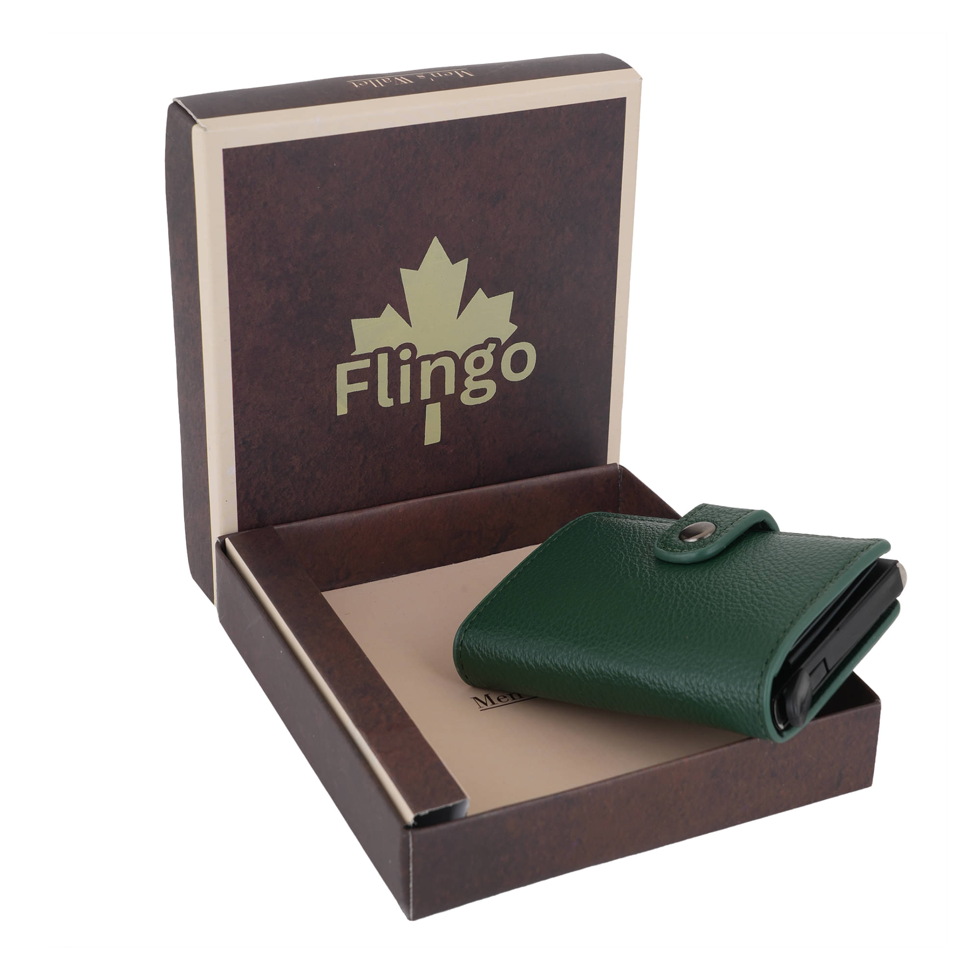 Flingo Leather Solid Men's Regular Wallet With 5 Slots For Card ( Green , Pack of 1 ) Flingo Leather Solid Men's Regular Wallet With 5 Slots For Card ( Green , Pack of 1 )