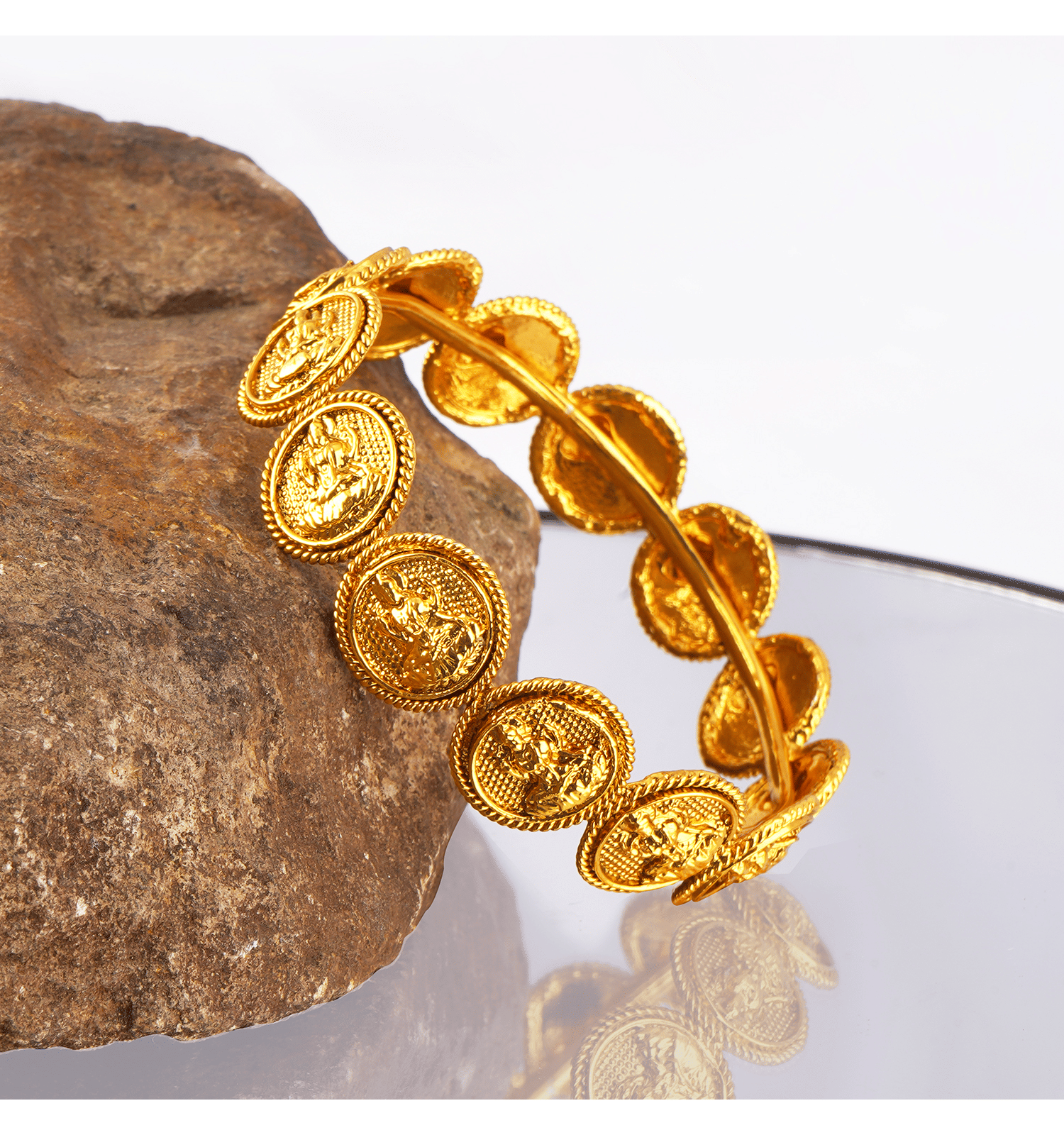 JFL - Jewellery For Less Gold Bangle ( Pack of 1 ) - Bangles & Bracelets | Buy online on ZillyBuy
