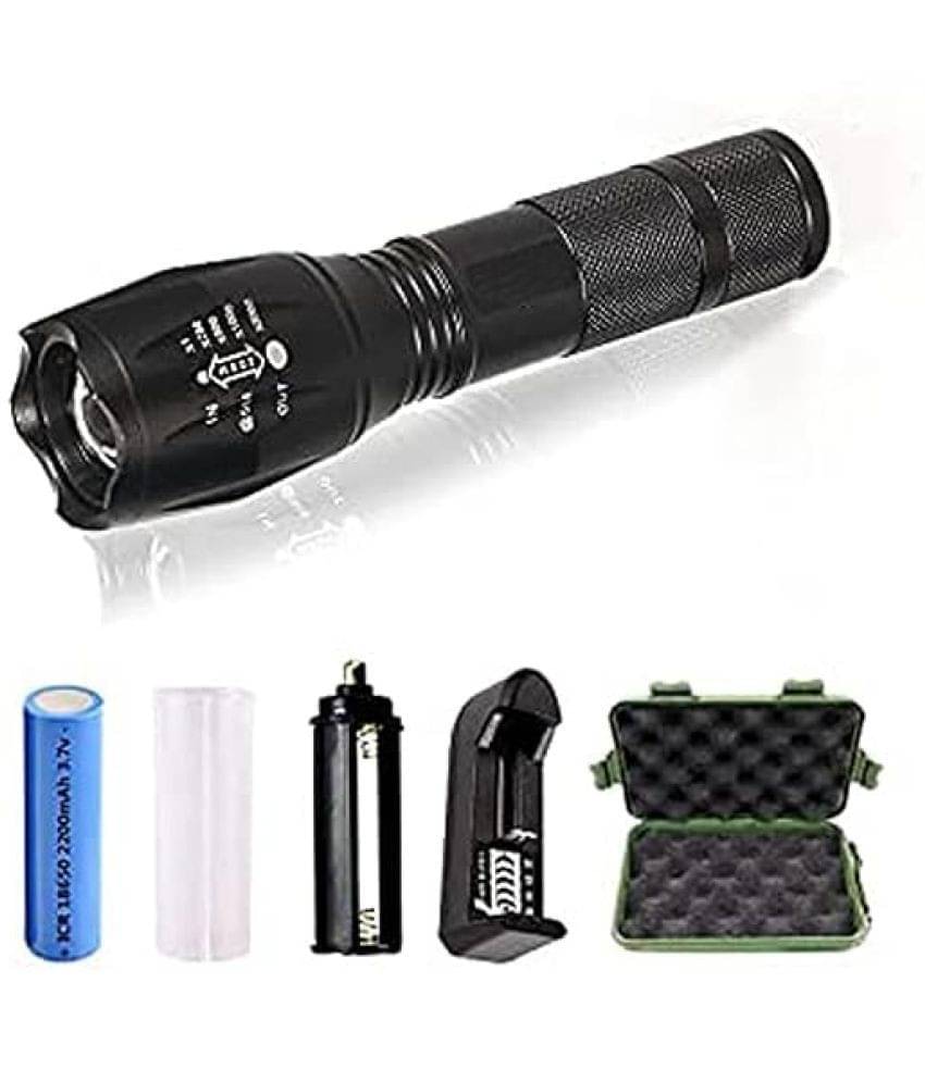     			Kadio - 12W Rechargeable Flashlight Torch ( Pack of 1 )