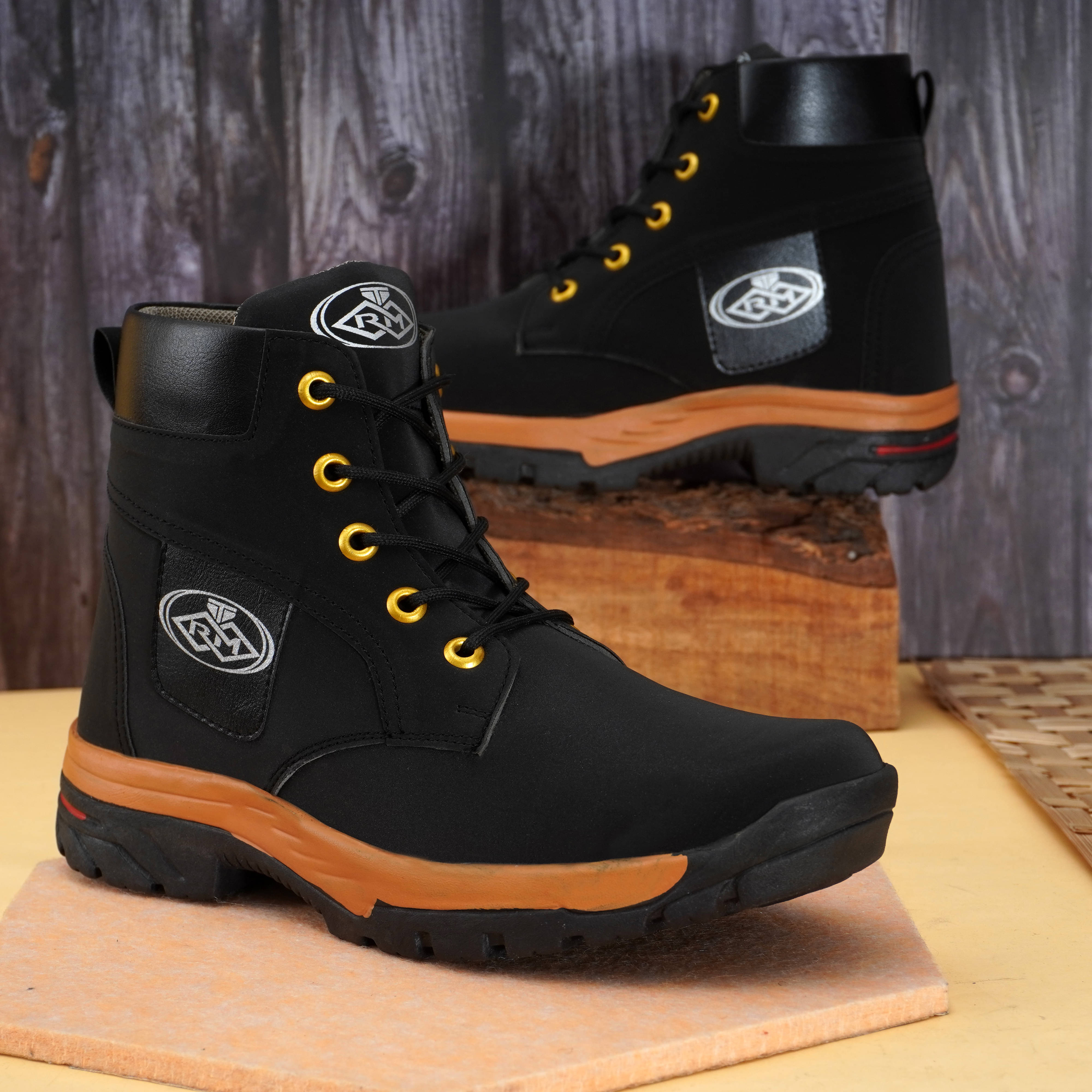     			Kriton Black Men's Lifestyle Shoes