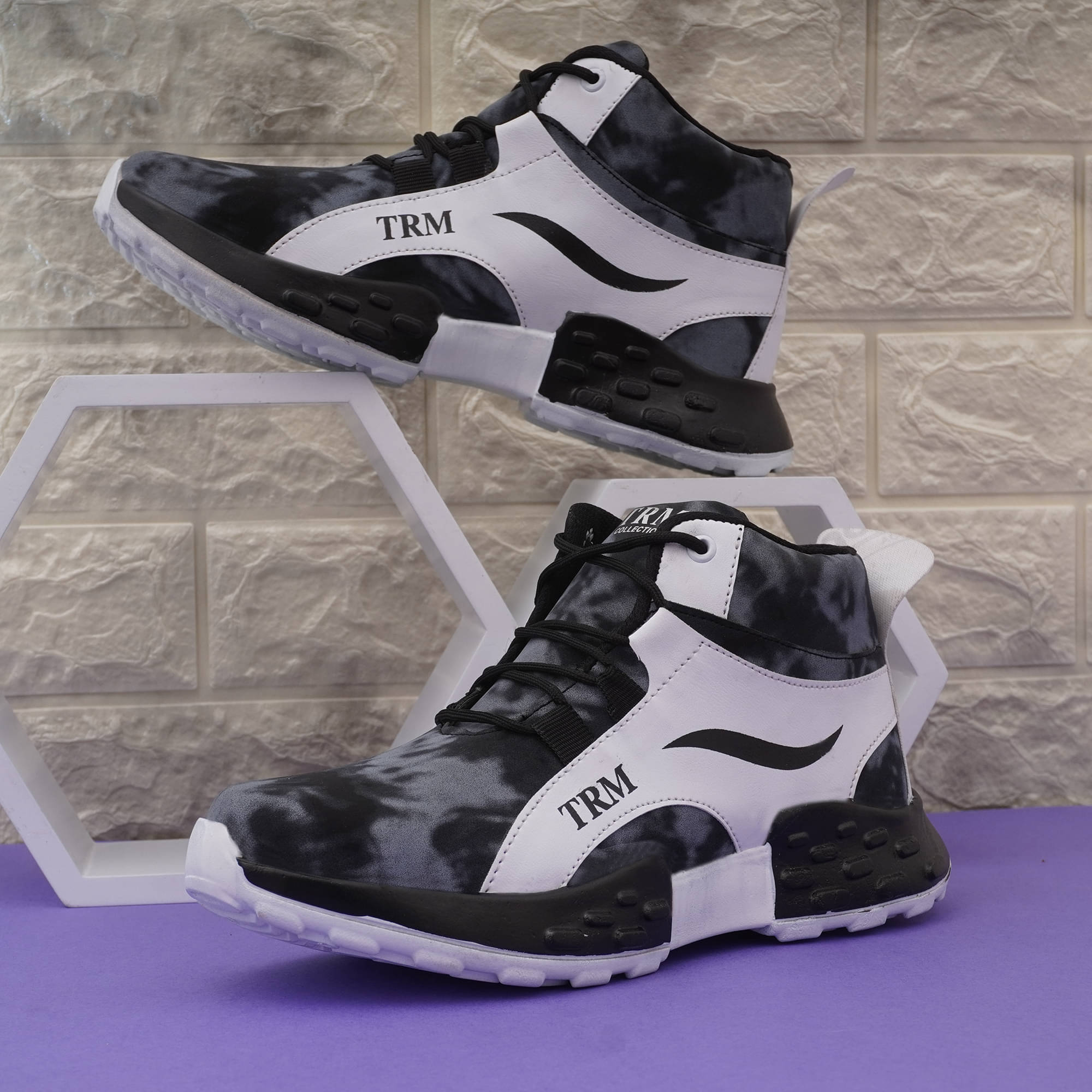     			Kriton Black Men's Lifestyle Shoes