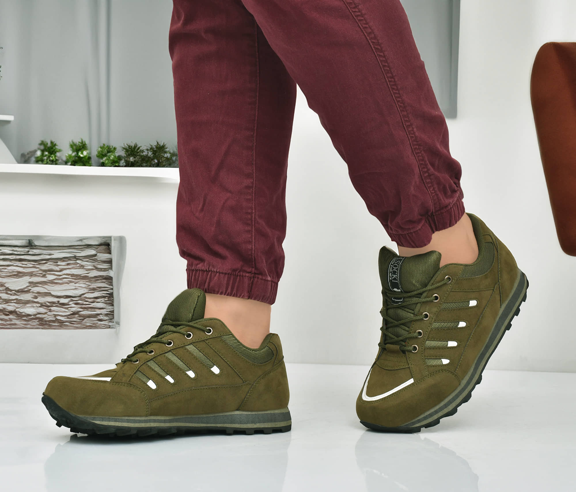 Kriton Olive Men's Lifestyle Shoes - Casual Shoes | Buy online on ZillyBuy