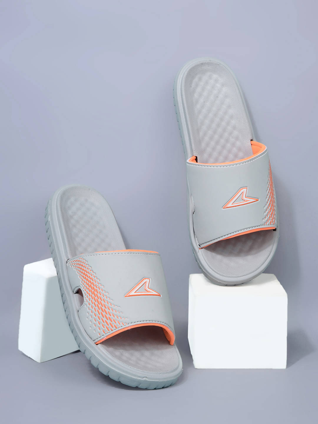     			Power Grey Men's Slide Flip Flop