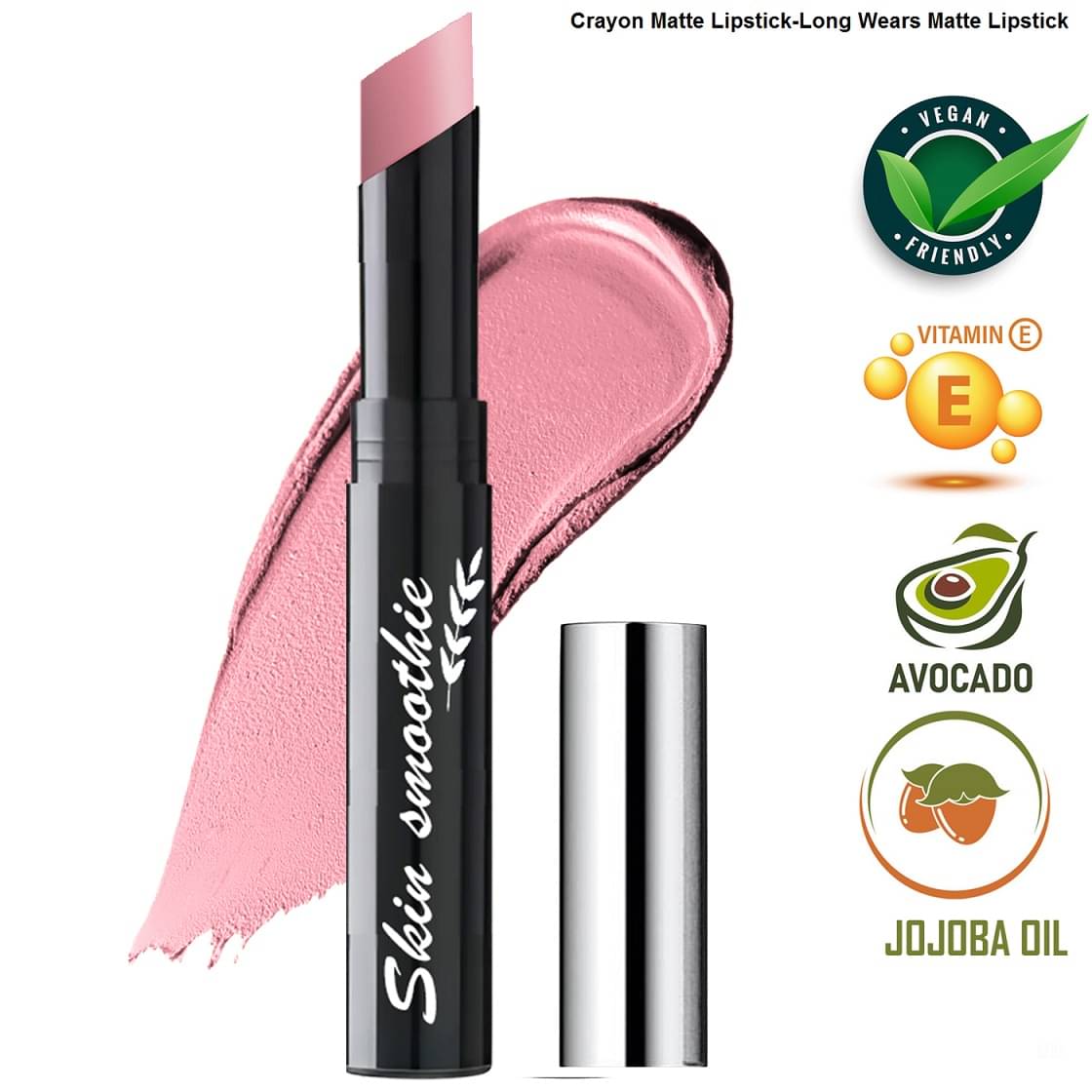     			SKIN SMOOTHIE Coral Matte Lipstick 2.5 G