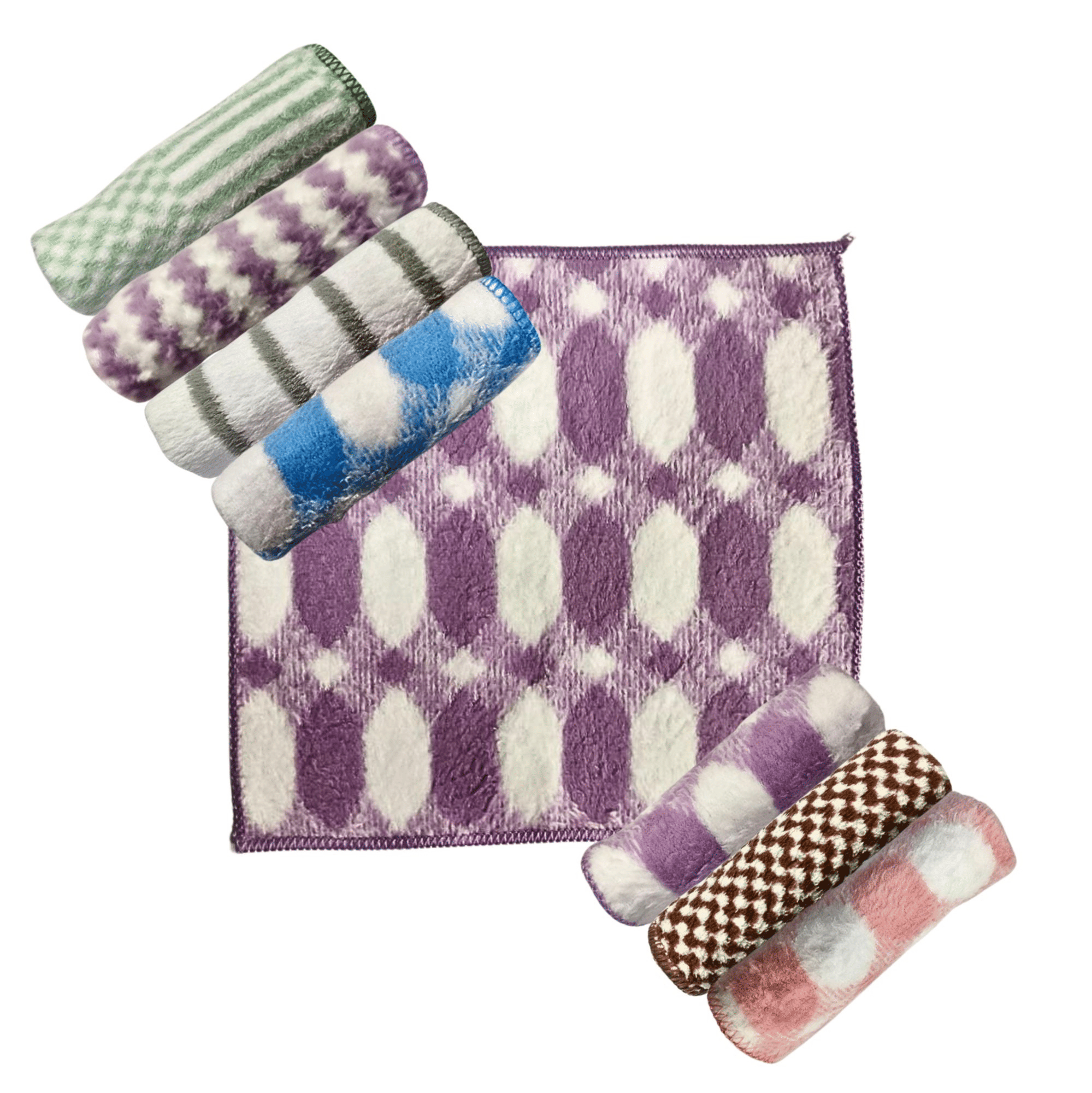 Super Absorbent Face Towel Handkerchief for Baby (Random Designs & Color) (25 x 25 CM) Pack of 8 Super Absorbent Face Towel Handkerchief for Baby (Random Designs & Color) (25 x 25 CM) Pack of 8