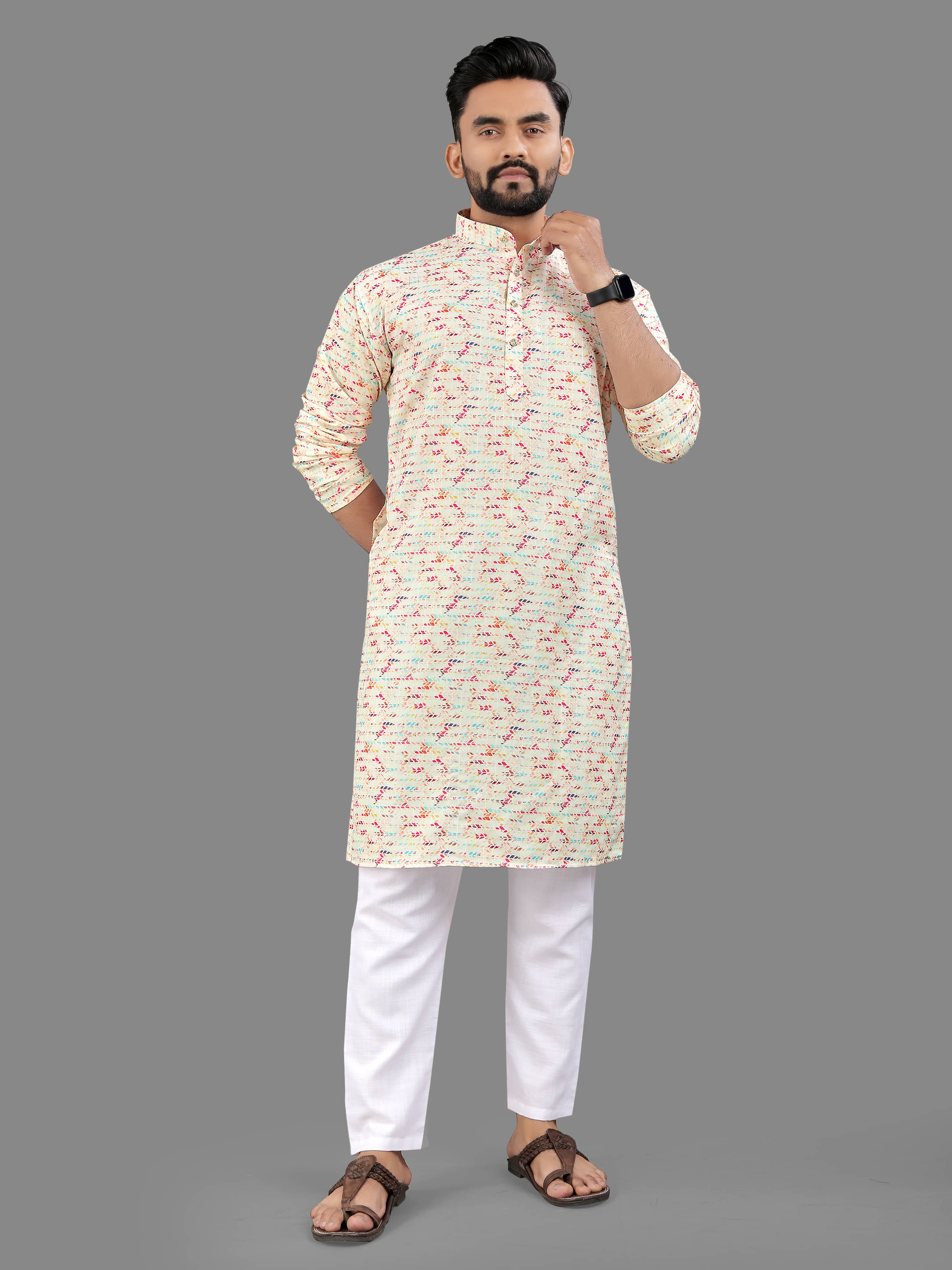 allan peter Yellow Cotton Blend Men's Regular Kurta ( Pack of 1 ) allan peter Yellow Cotton Blend Men's Regular Kurta ( Pack of 1 )