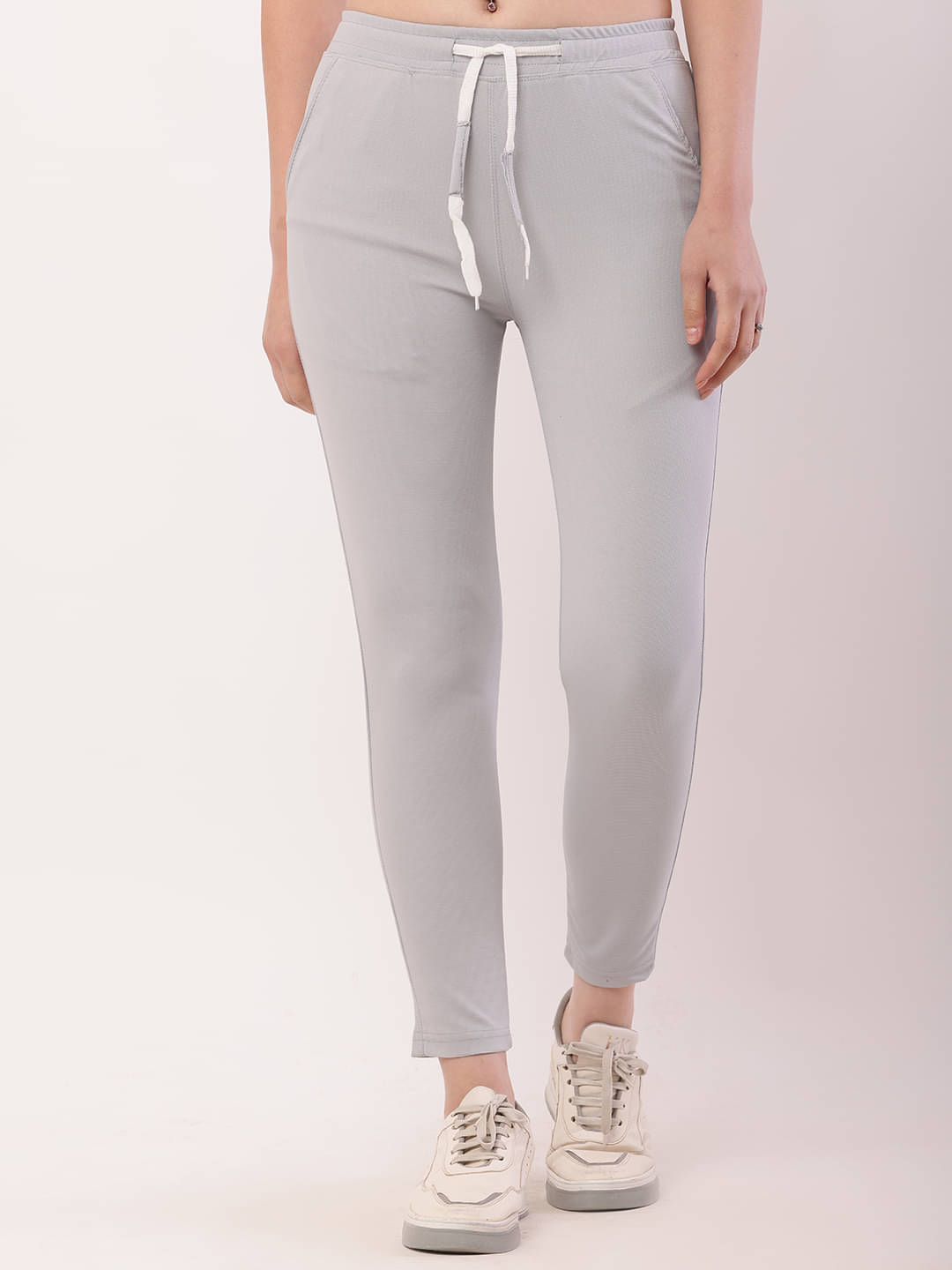     			risemax Grey Polyester Women's Gym Trackpants ( Pack of 1 )