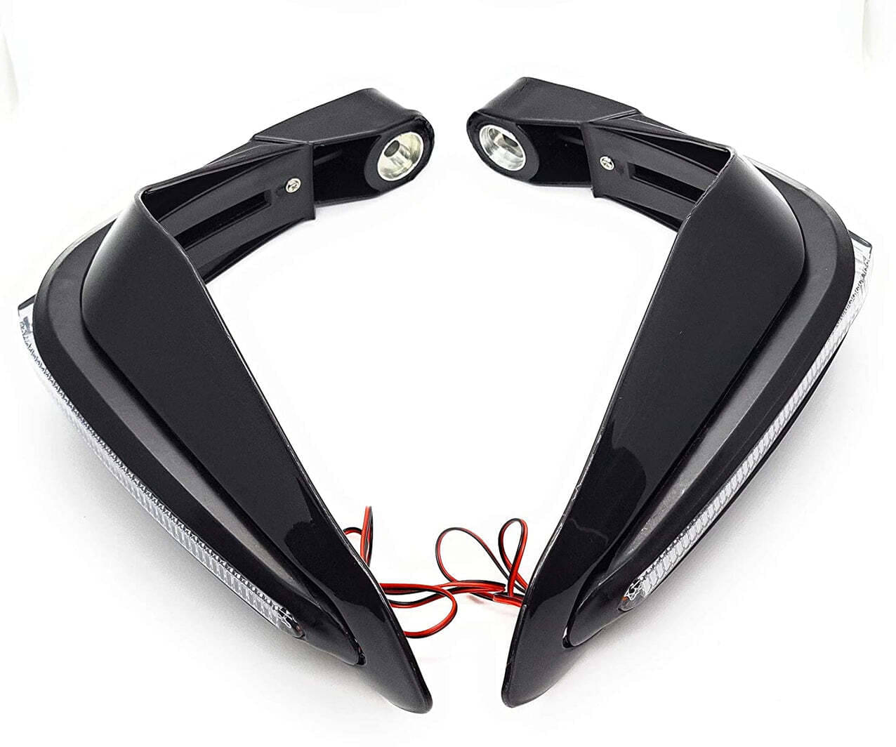     			Autopowerz Universal bike Handguard With Yellow LED Light