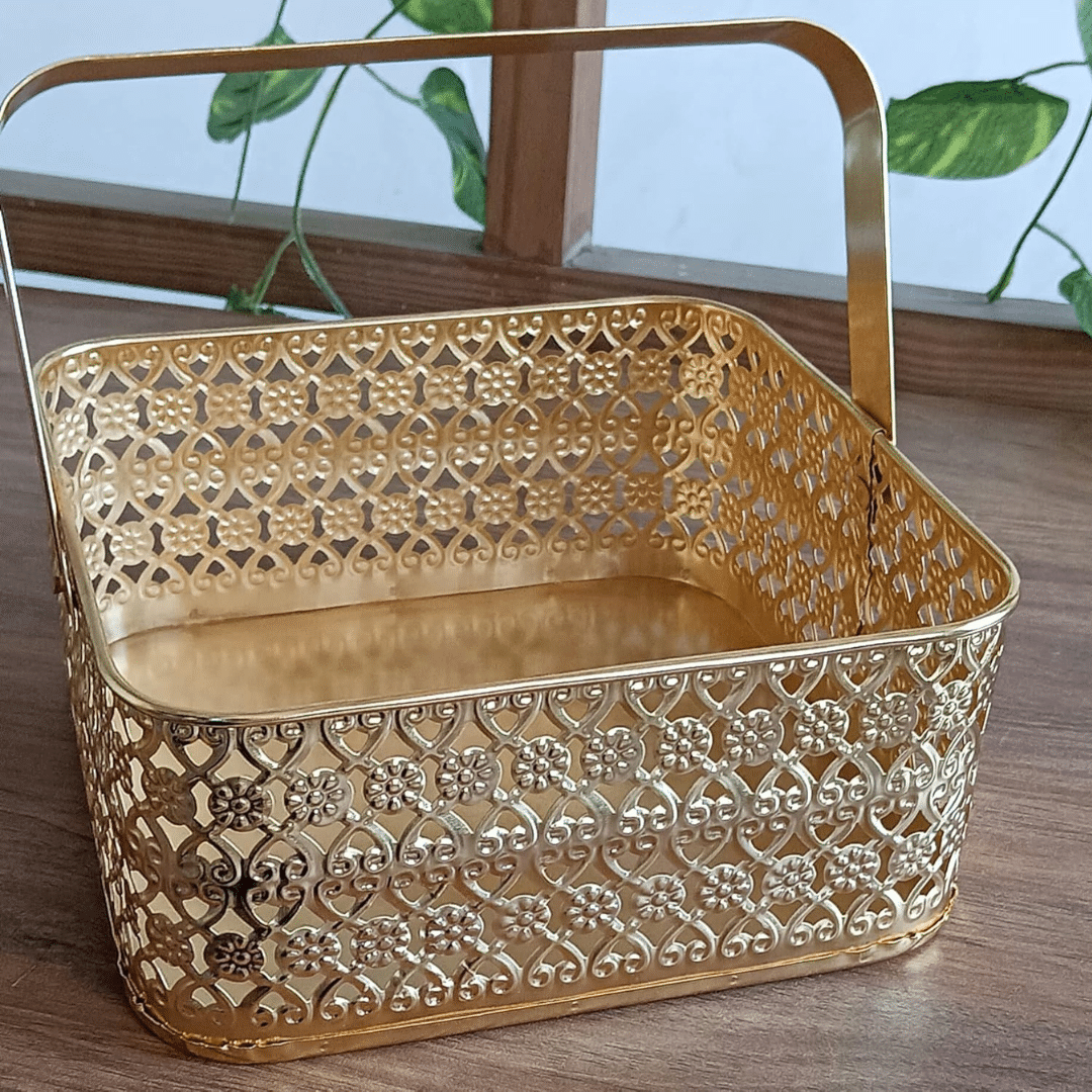     			DOME DECO Pooja Basket 1 ( Pack of 1 )