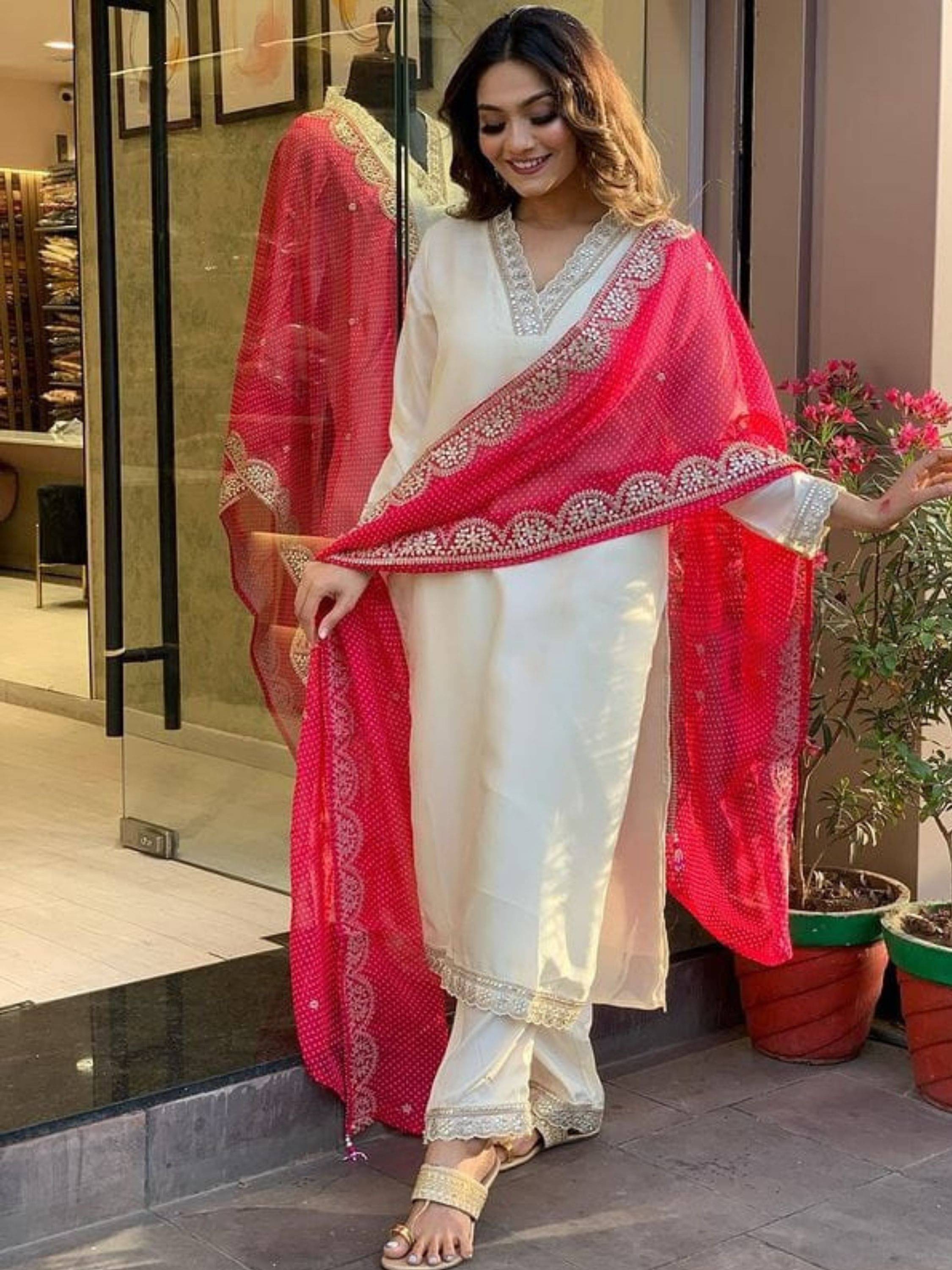 Eeloo Viscose Embroidered Kurti With Pants Women's Stitched Salwar Suit - Pink ( Pack of 1 ) Eeloo Viscose Embroidered Kurti With Pants Women's Stitched Salwar Suit - Pink ( Pack of 1 )