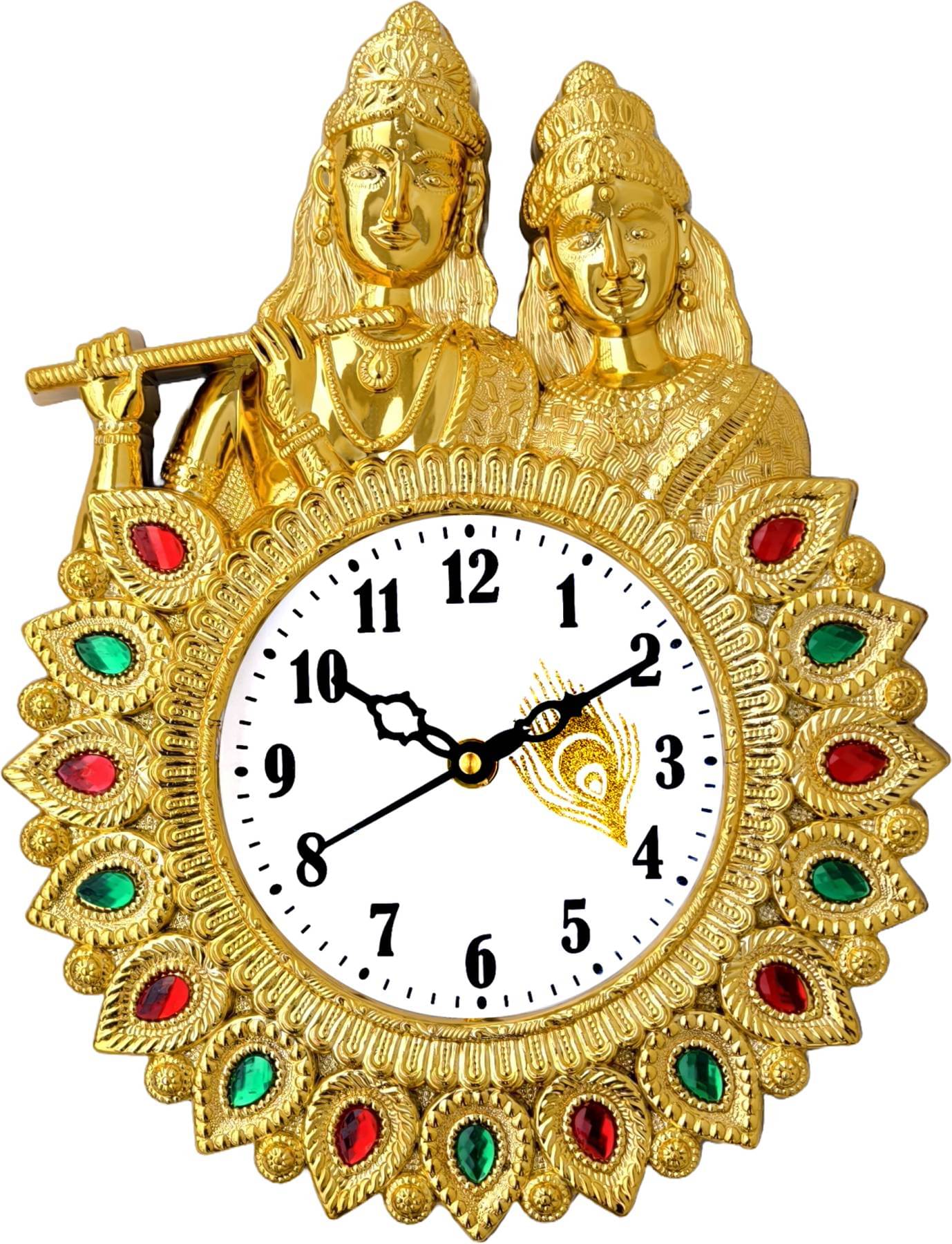     			GrabBasket Assymetric Analog Wall Clock