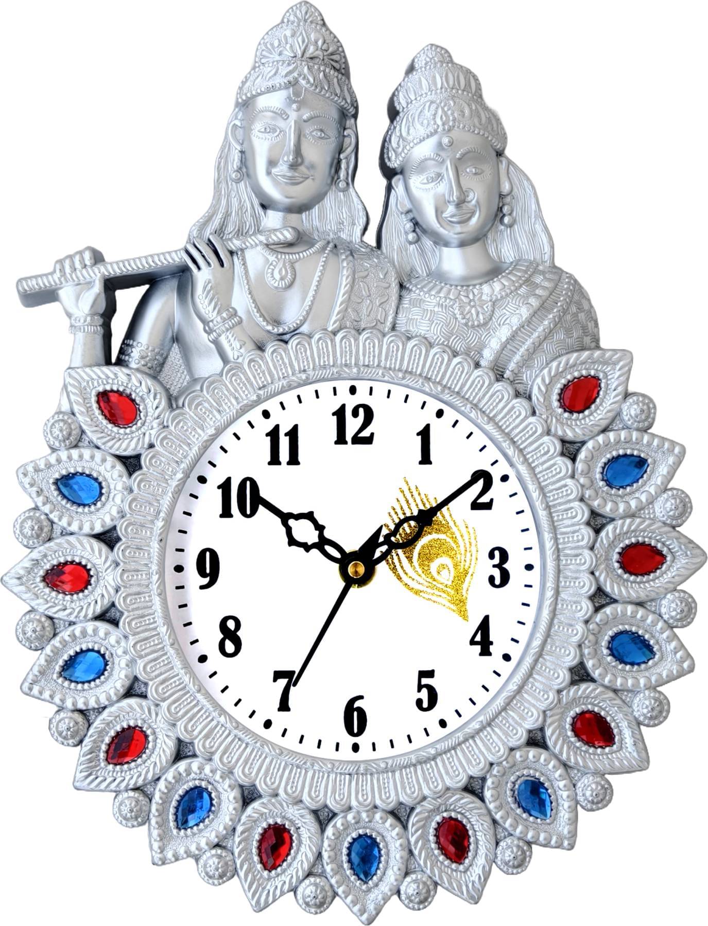     			GrabBasket Assymetric Analog Wall Clock