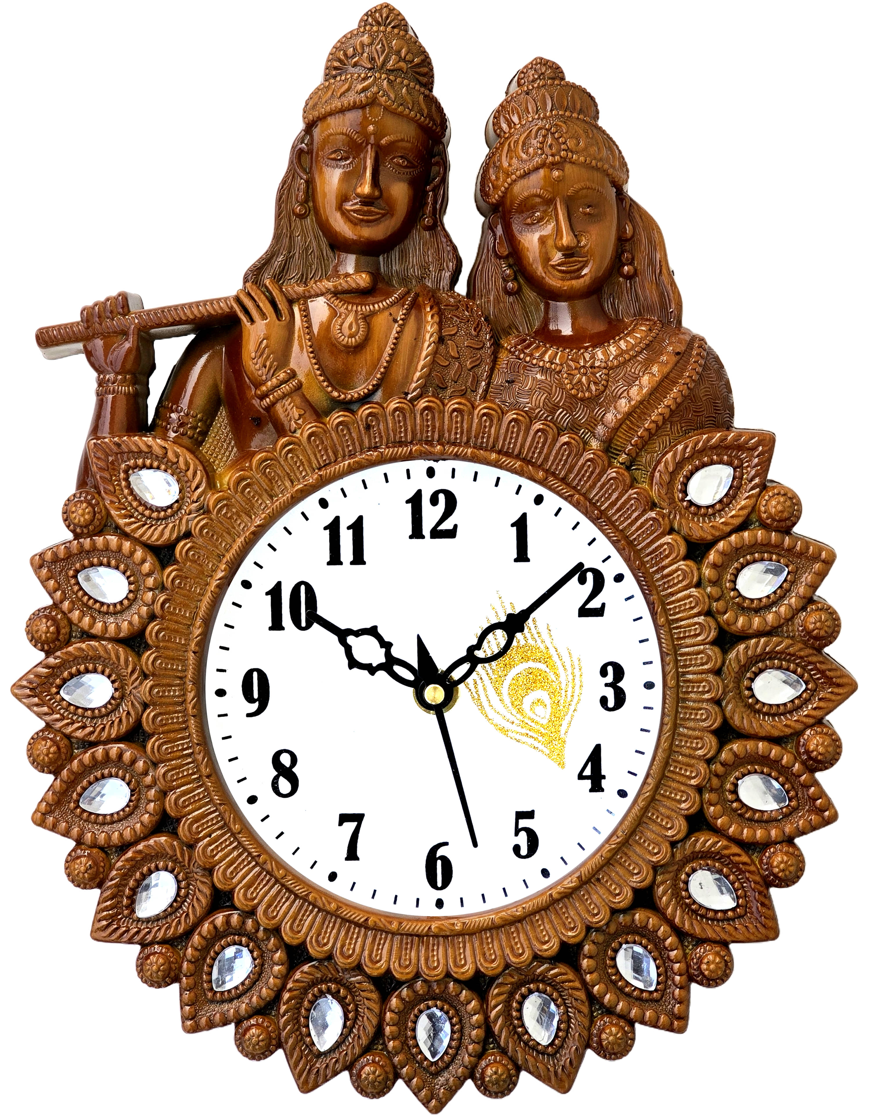     			GrabBasket Assymetric Analog Wall Clock