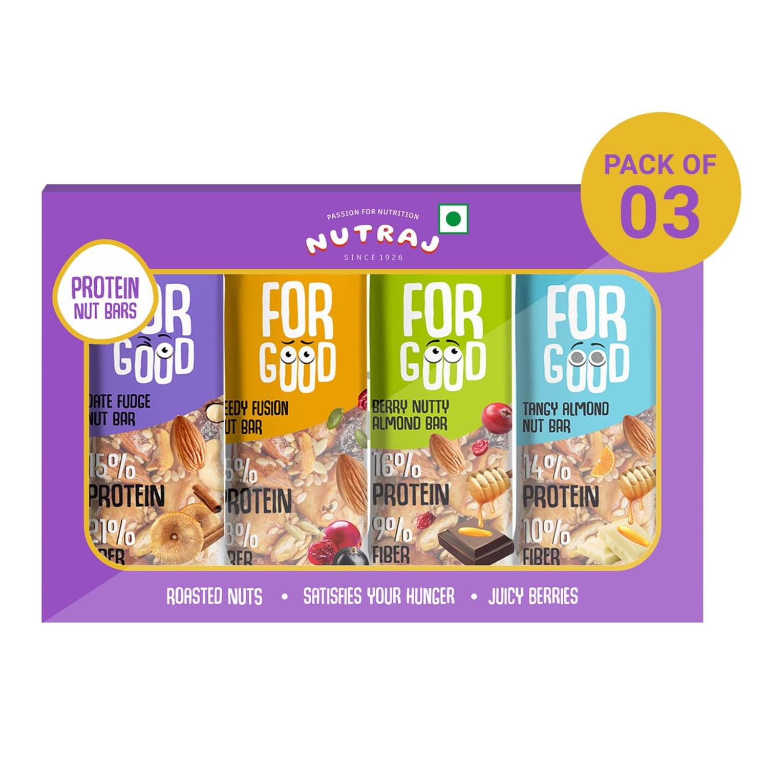 Nutraj Nutty Protein Bar (4 x 25g) (Pack of 3), Dry Fruit Energy Bar) Nutraj Nutty Protein Bar (4 x 25g) (Pack of 3), Dry Fruit Energy Bar)