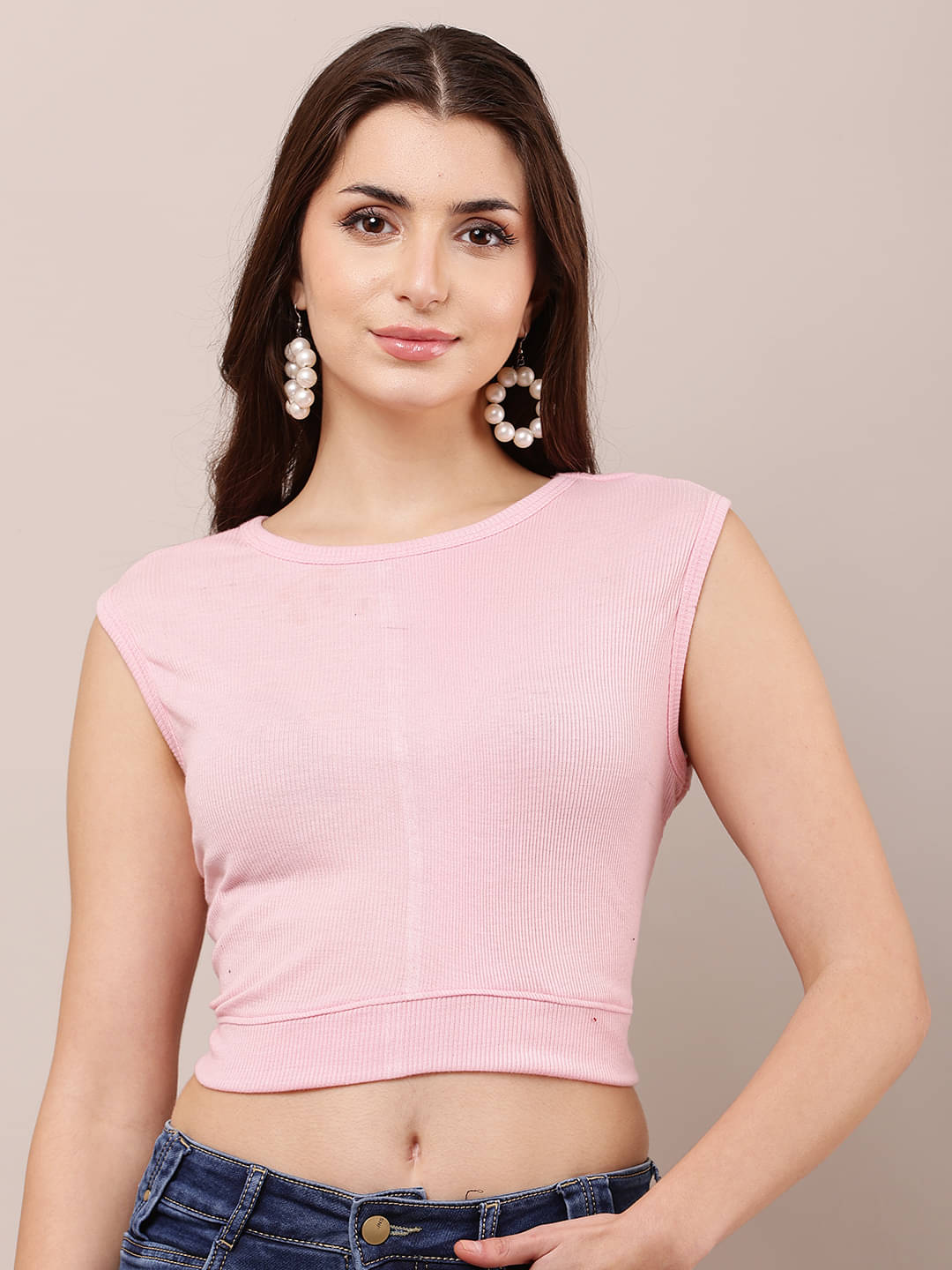     			RC NEOEN Pink Viscose Women's Crop Top ( Pack of 1 )