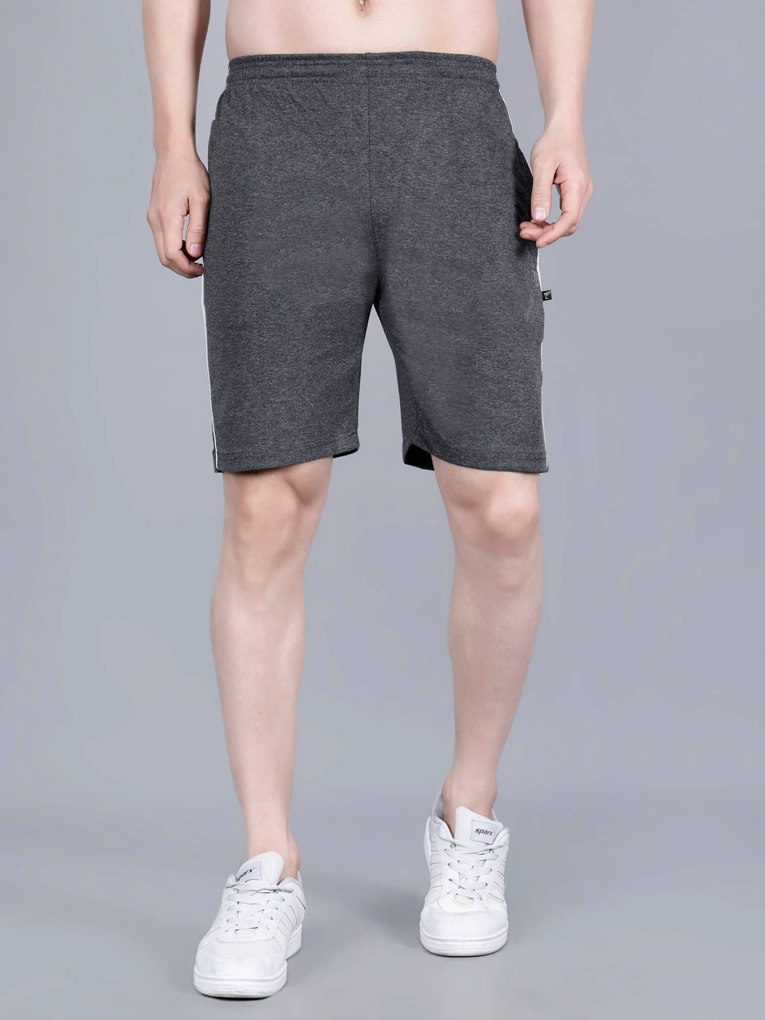     			Texfro Black Cotton Men's Shorts ( Pack of 1 )