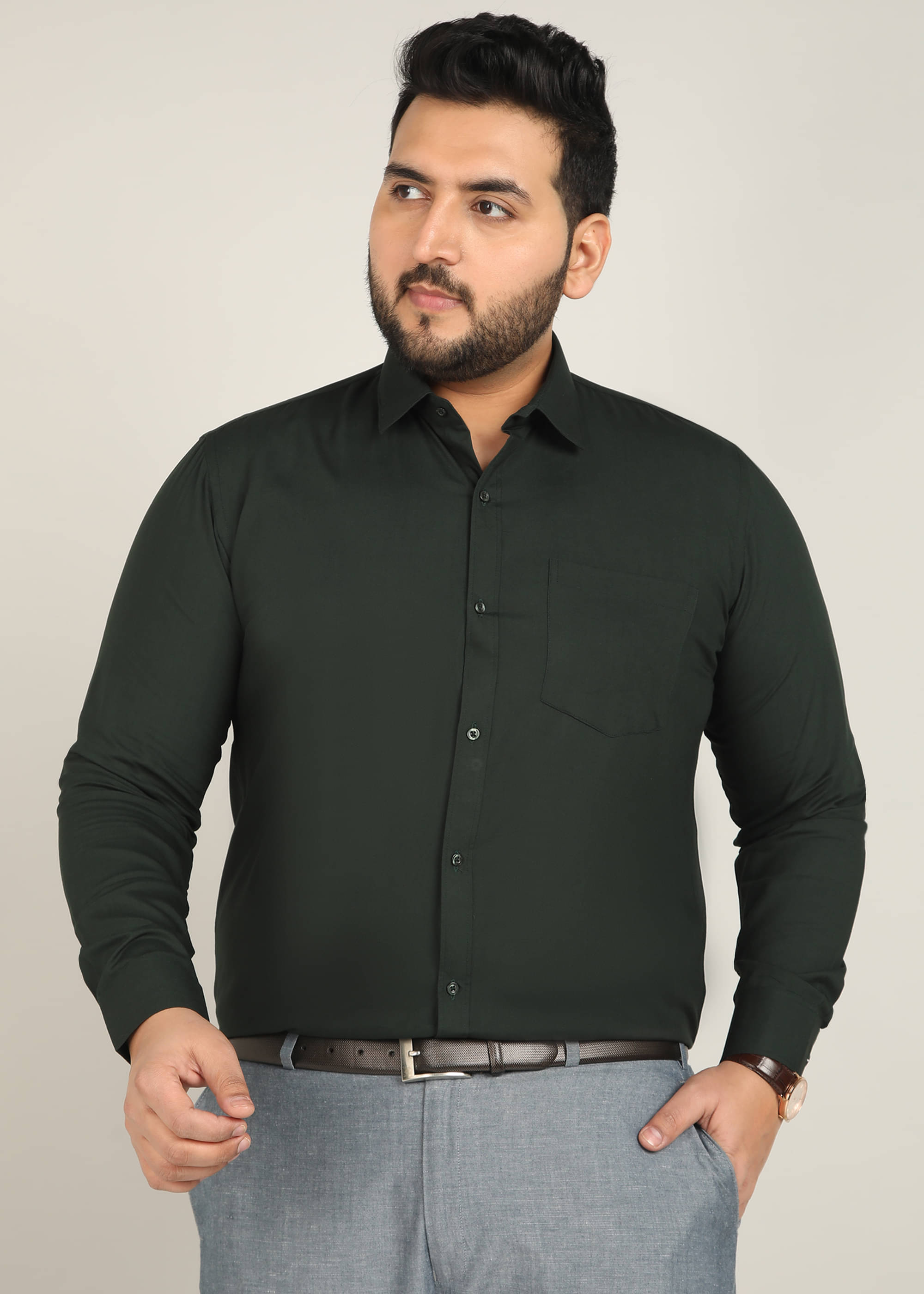 adwynpeter 100% Cotton Regular Fit Solids Full Sleeves Men's Casual Shirt - Green ( Pack of 1 ) adwynpeter 100% Cotton Regular Fit Solids Full Sleeves Men's Casual Shirt - Green ( Pack of 1 )