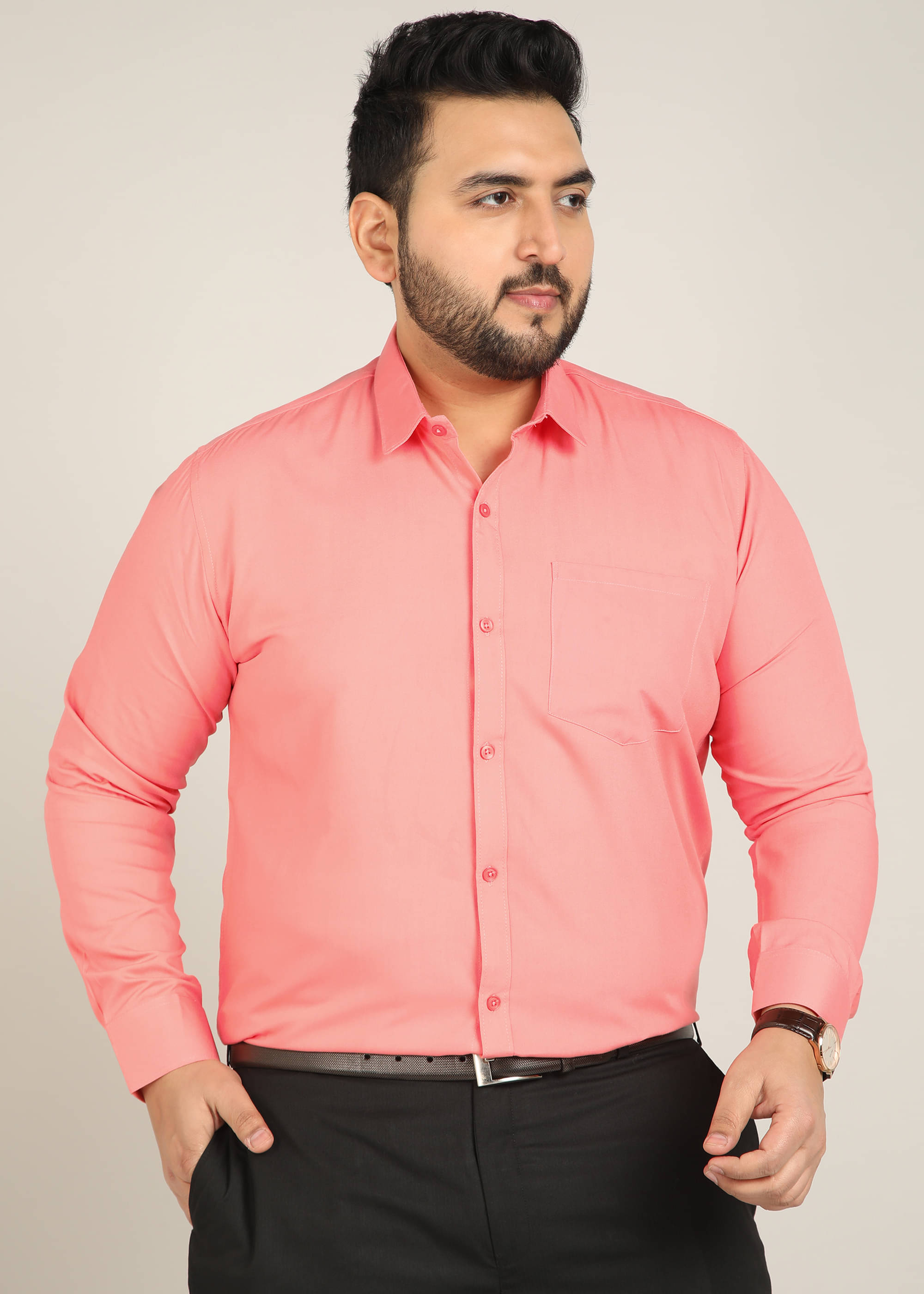 adwynpeter 100% Cotton Regular Fit Solids Full Sleeves Men's Casual Shirt - Pink ( Pack of 1 ) adwynpeter 100% Cotton Regular Fit Solids Full Sleeves Men's Casual Shirt - Pink ( Pack of 1 )