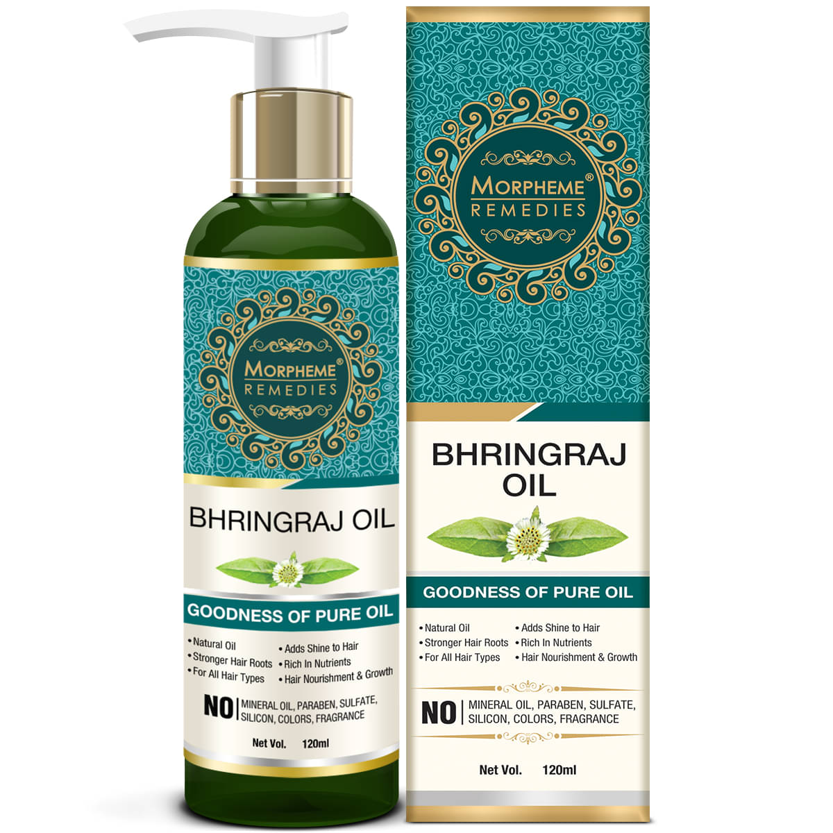 Morpheme Remedies Hair Growth Bhringraj Oil 120 ml ( Pack of 1 ) Morpheme Remedies Hair Growth Bhringraj Oil 120 ml ( Pack of 1 )
