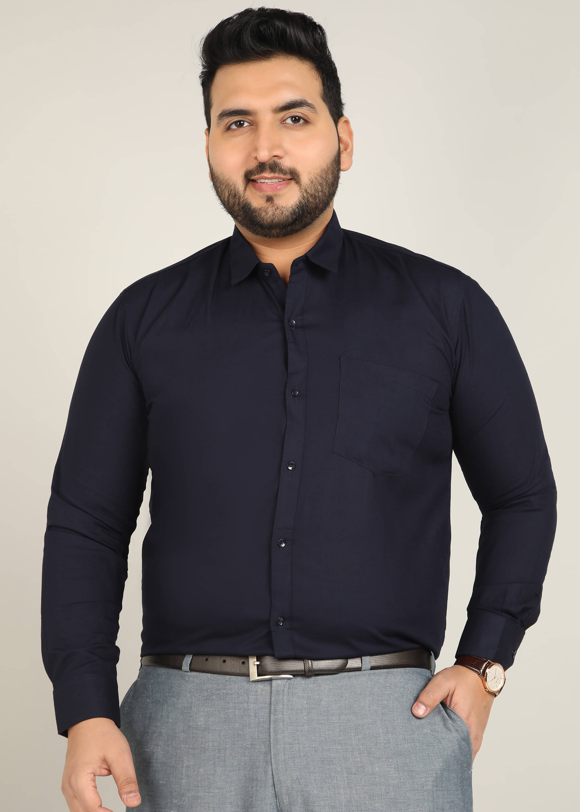 adwynpeter 100% Cotton Regular Fit Solids Full Sleeves Men's Casual Shirt - Blue ( Pack of 1 ) adwynpeter 100% Cotton Regular Fit Solids Full Sleeves Men's Casual Shirt - Blue ( Pack of 1 )