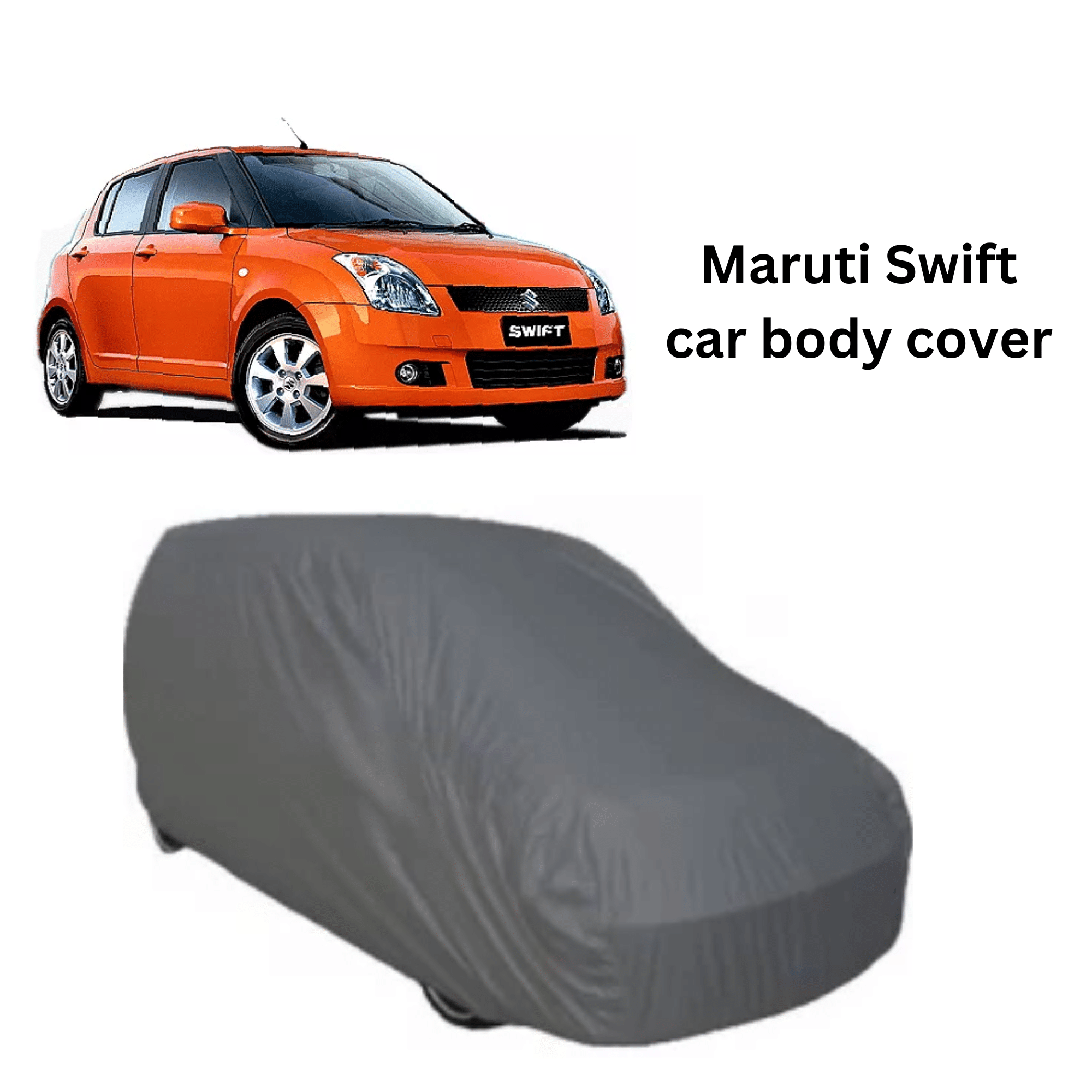     			AKSMIT Car Body Cover for Maruti All Car Models Without Mirror Pocket ( Pack of 1 ) , Grey