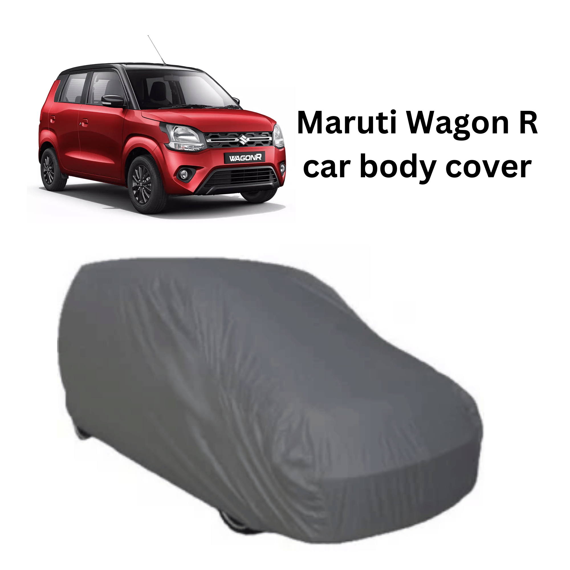     			AKSMIT Car Body Cover for Maruti All Car Models Without Mirror Pocket ( Pack of 1 ) , Grey
