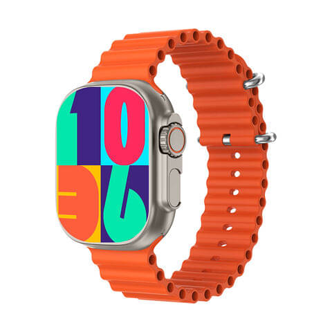     			AMOLA AMOLED BT Calling Smart Watch with Rubber Strap Upto 1-2 days Backup ( Orange )