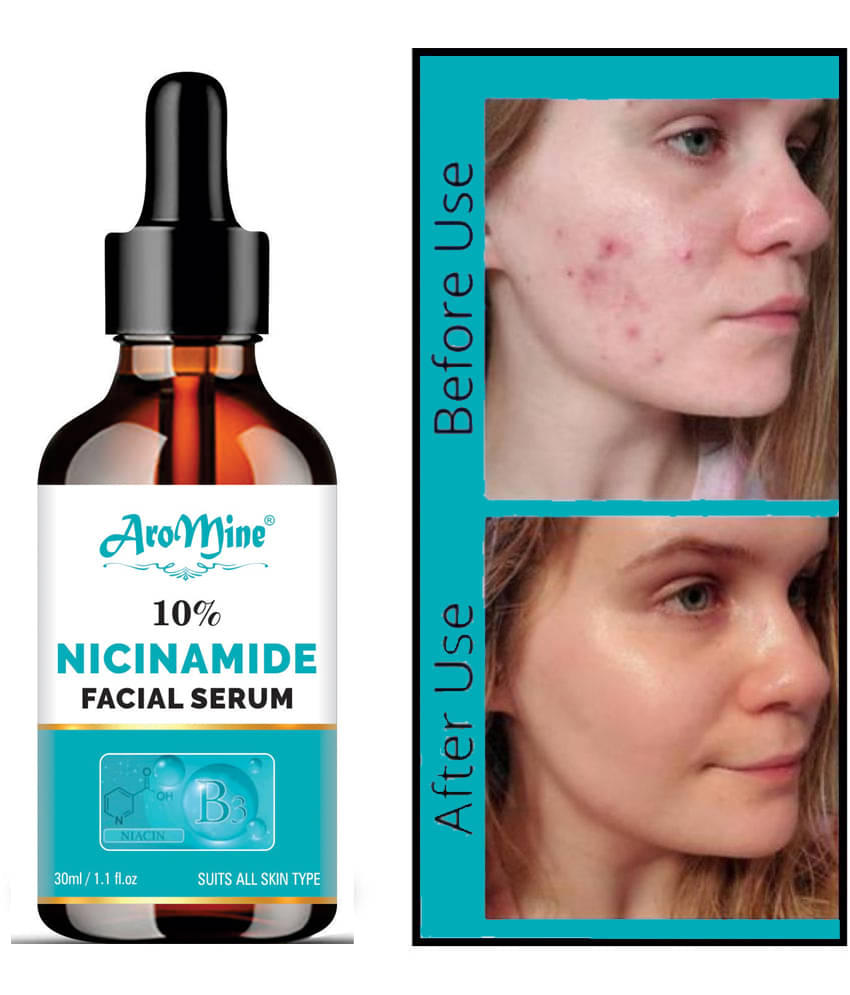     			Aromine Face Serum Niacinamide Radiant Glow For All Skin Type ( Pack of 1 )