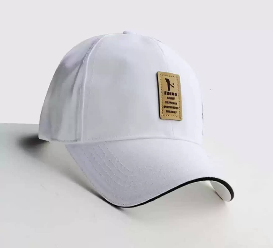 BAYEMA Pack of 1 Cotton Men's Cap ( White )