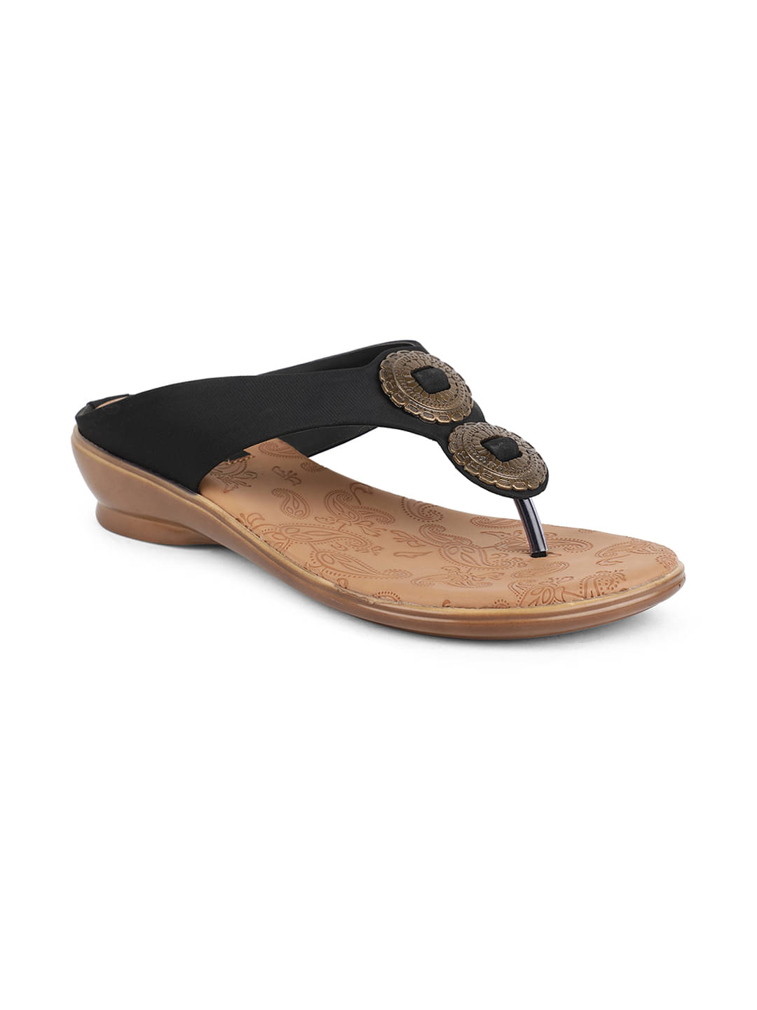 Bata Black Women's Thong Flip Flop Bata Black Women's Thong Flip Flop