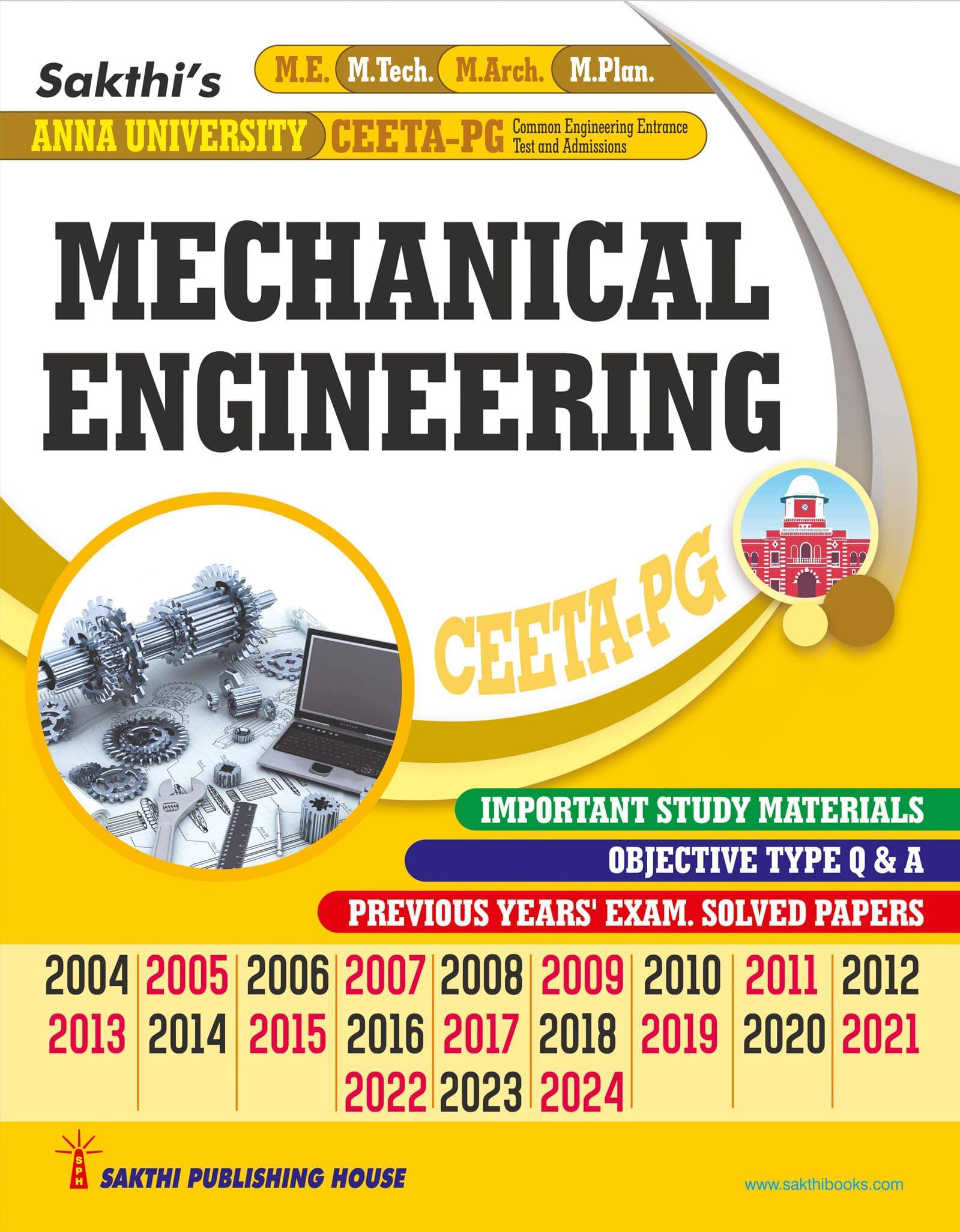 CEETA-PG Mechanical Engineering Previous Years Exam Solved Papers CEETA-PG Mechanical Engineering Previous Years Exam Solved Papers
