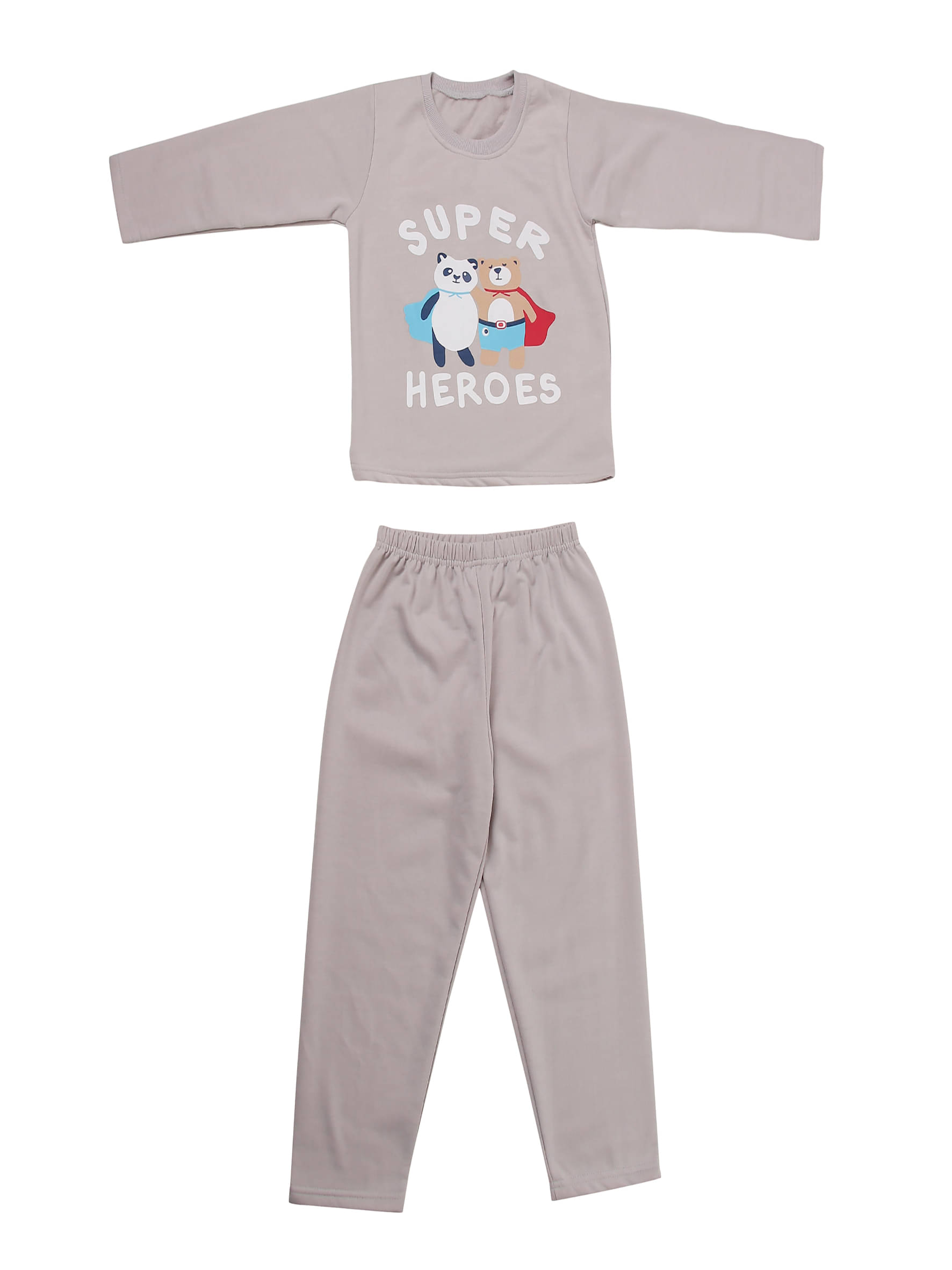     			CUSHEE Pack of 2 Unisex Polyester Sweatshirt & Trackpant Set ( Grey )