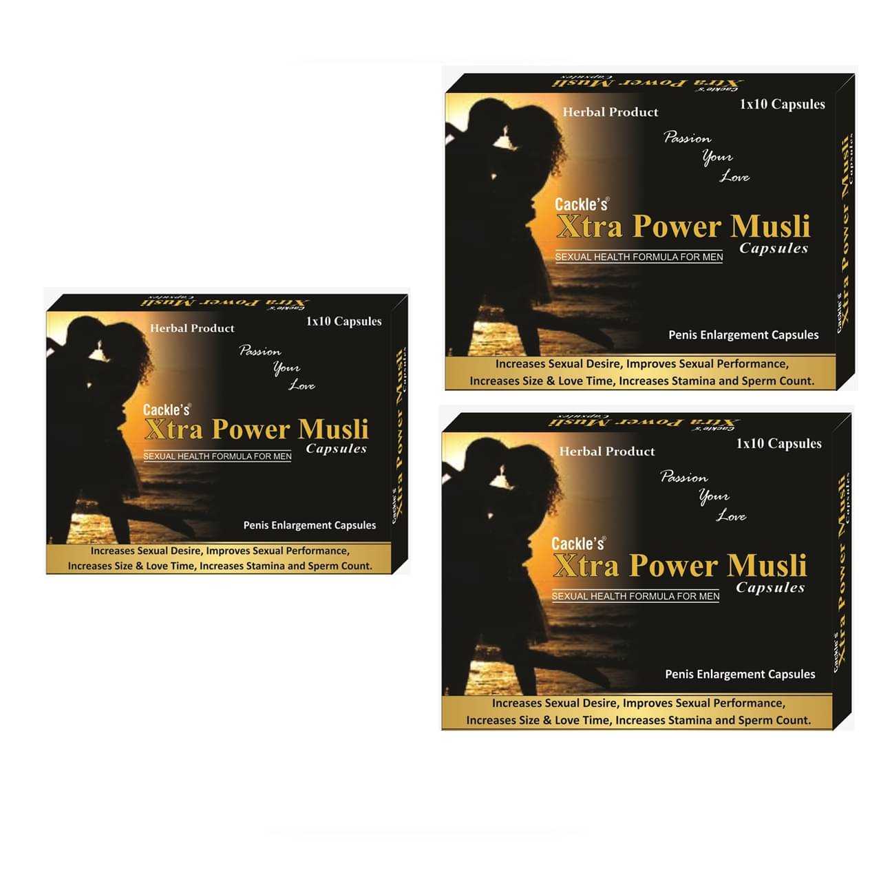 Cackle's Xtra Power Musli Herbal Capsule 10. No.s (Pack of 3) Cackle's Xtra Power Musli Herbal Capsule 10. No.s (Pack of 3)